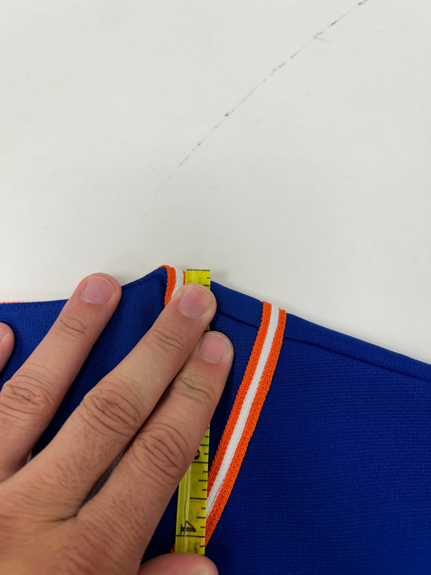 Vintage True Fan New York Mets MLB Blank Jersey Large 23.25x30.25/31.75 Inches