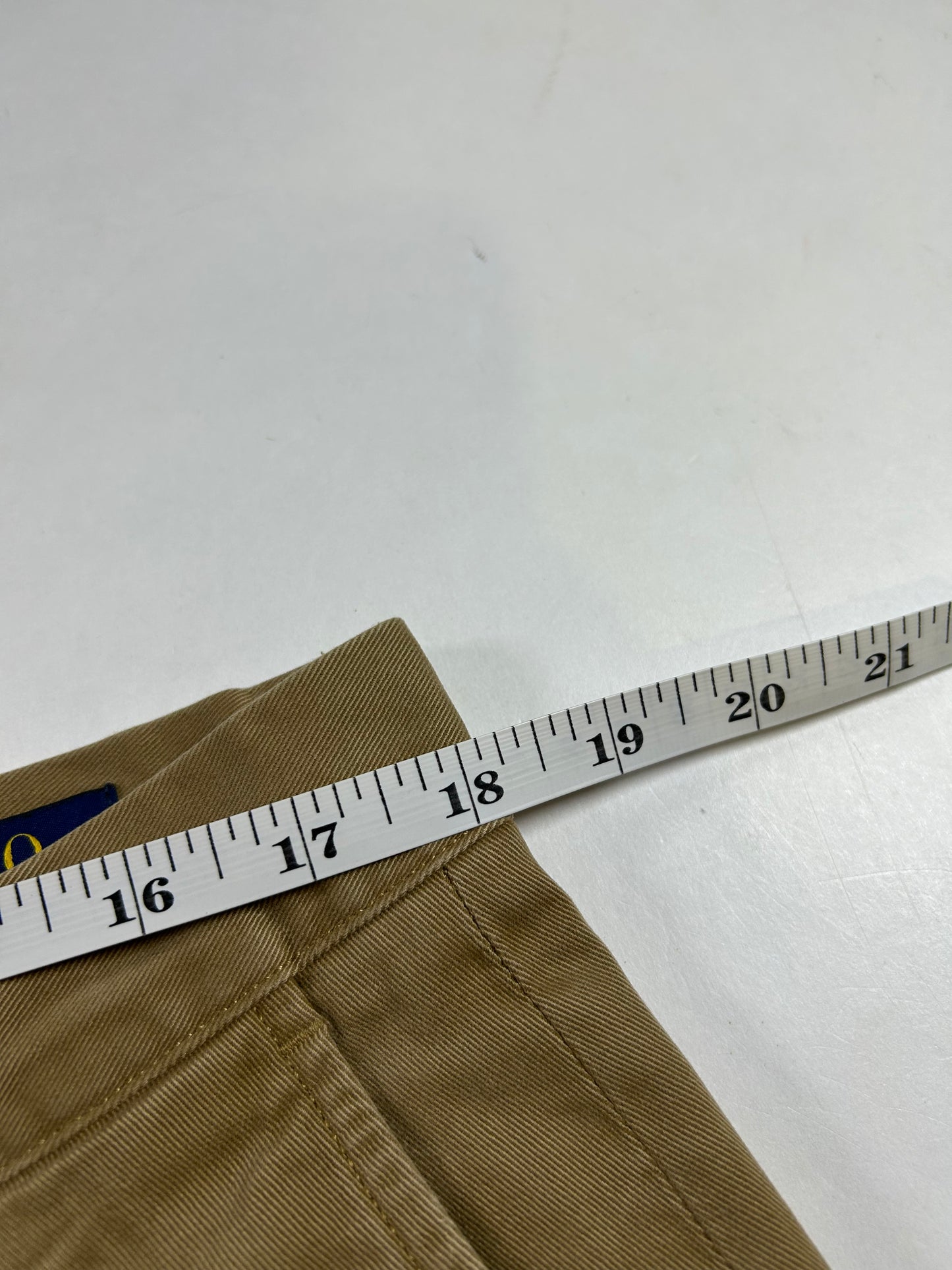 Polo Ralph Lauren All Over Pony Chino Shorts Khaki Classic Fit 9” 35 18x20.75/21 Inches
