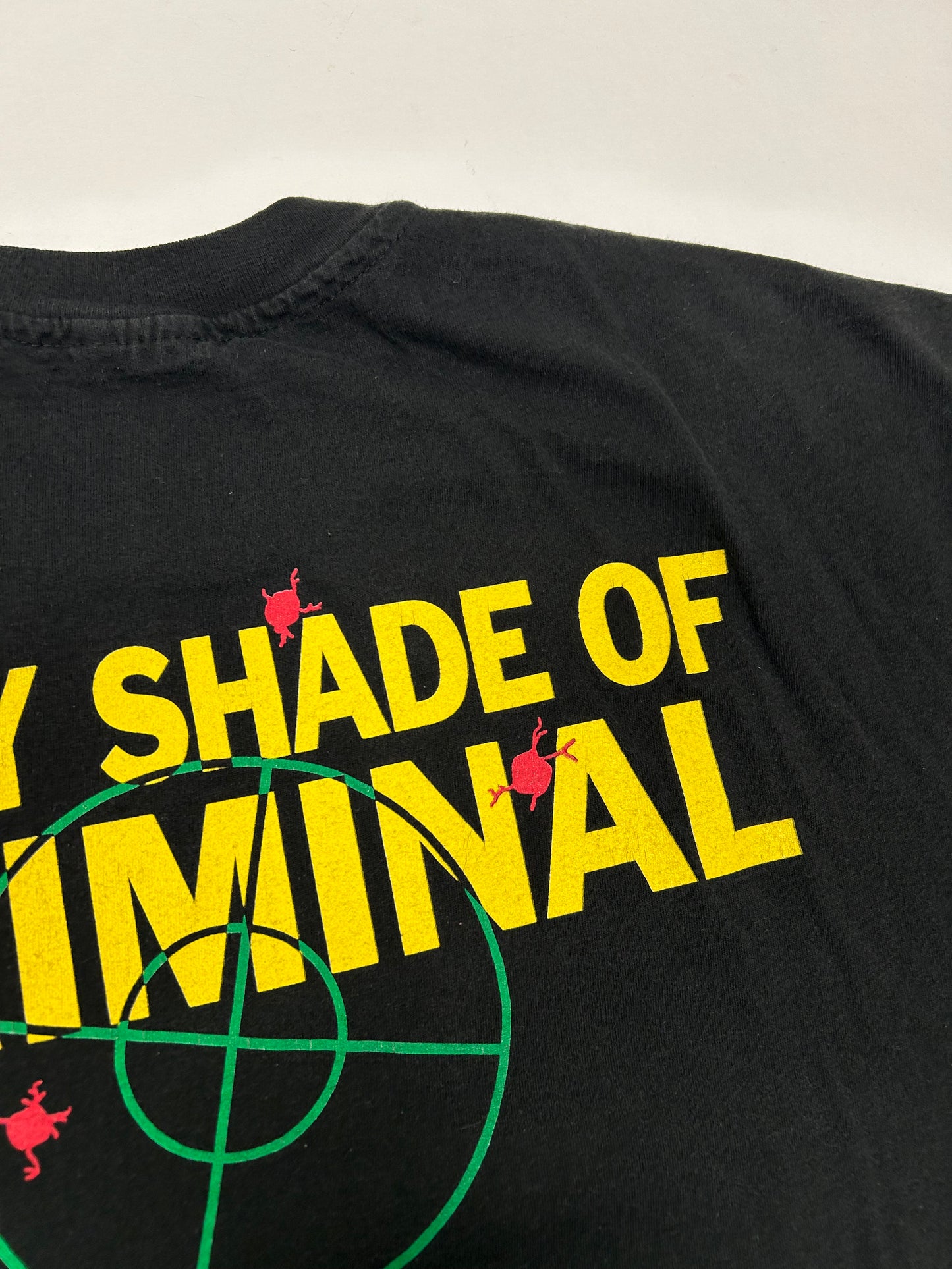 Vintage 1992 Public Enemy Greatest Misses Hazy Shade Of Criminal Rap Music Tee XL 23.25x29 Inches