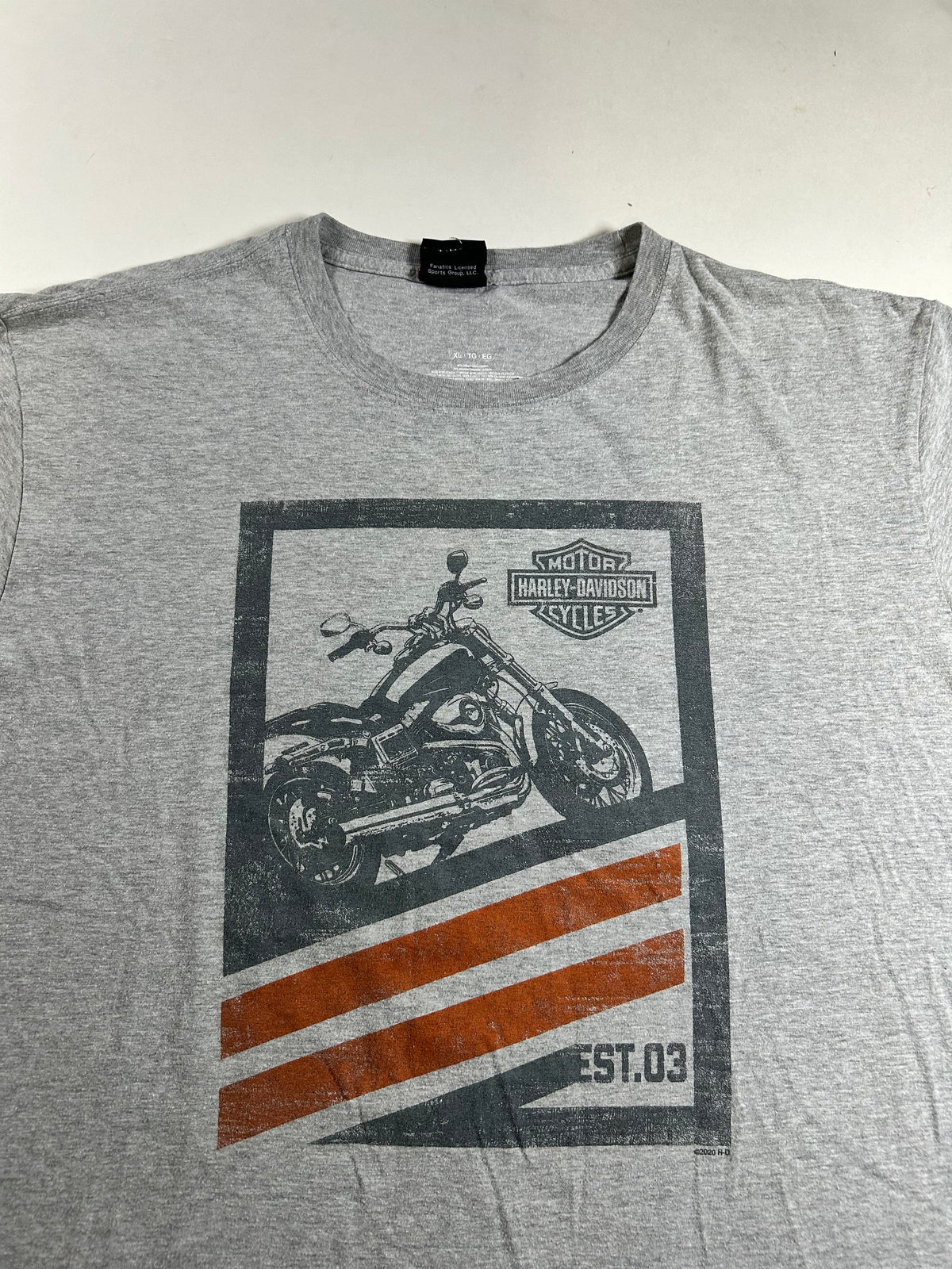 2020 Harley Davidson Motorcycle Of Bergen County Bike 1903 Rochelle Park, NJ Tee XL 24.5x29 Inches