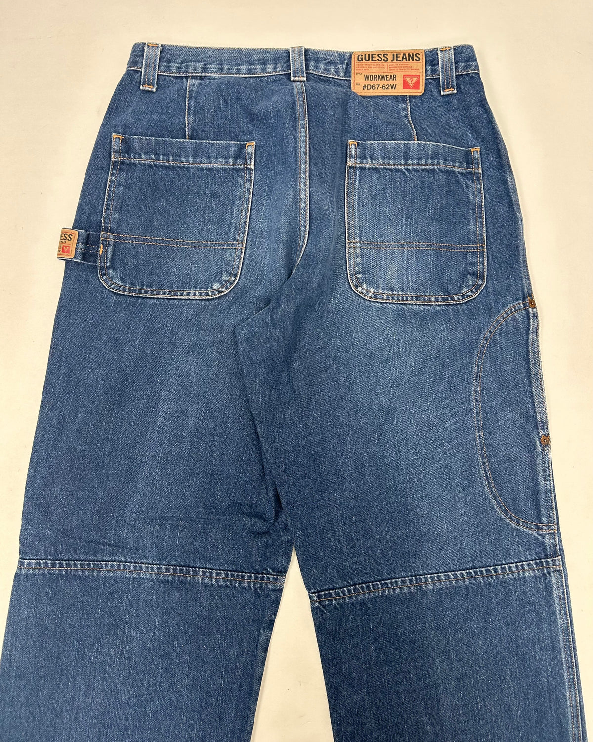 Guess Men’s Workwear D67-62W Carpenter Jeans Baggy Loose Fit Tagged 32 16x44.75 Inches