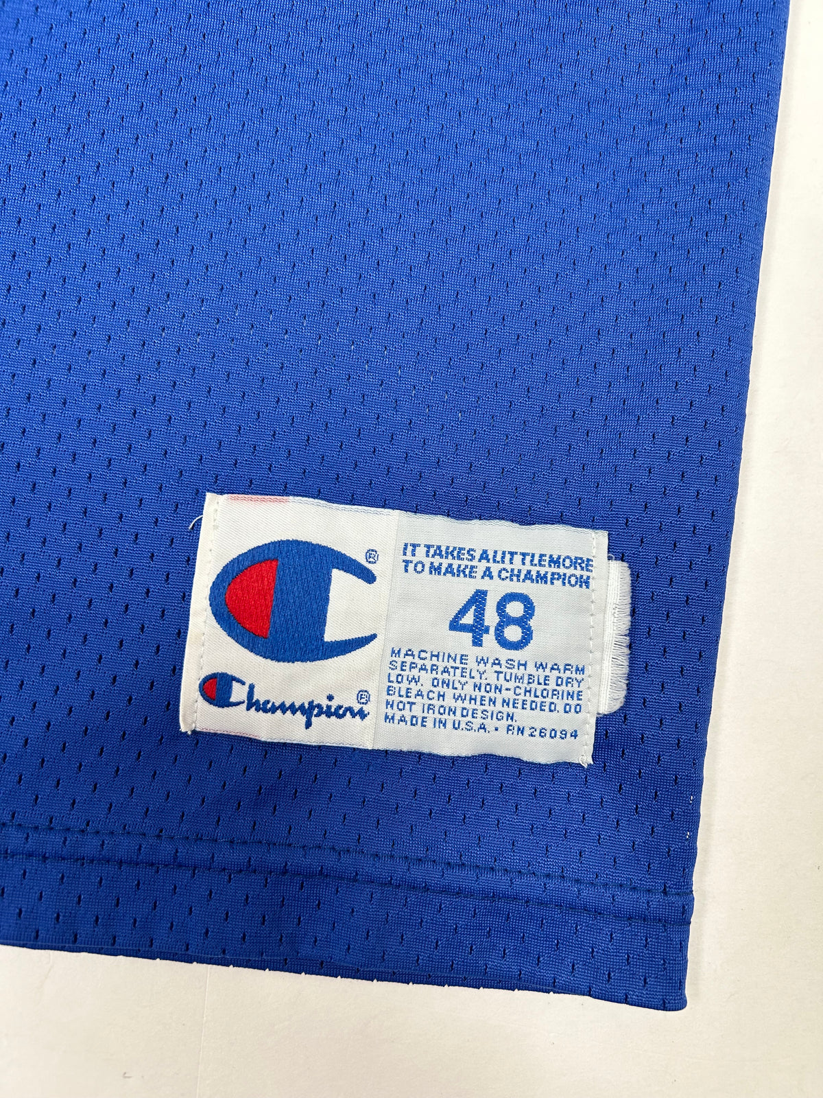 Vintage Champion New York Giants Rodney Hampton #27 NFL Jersey 48