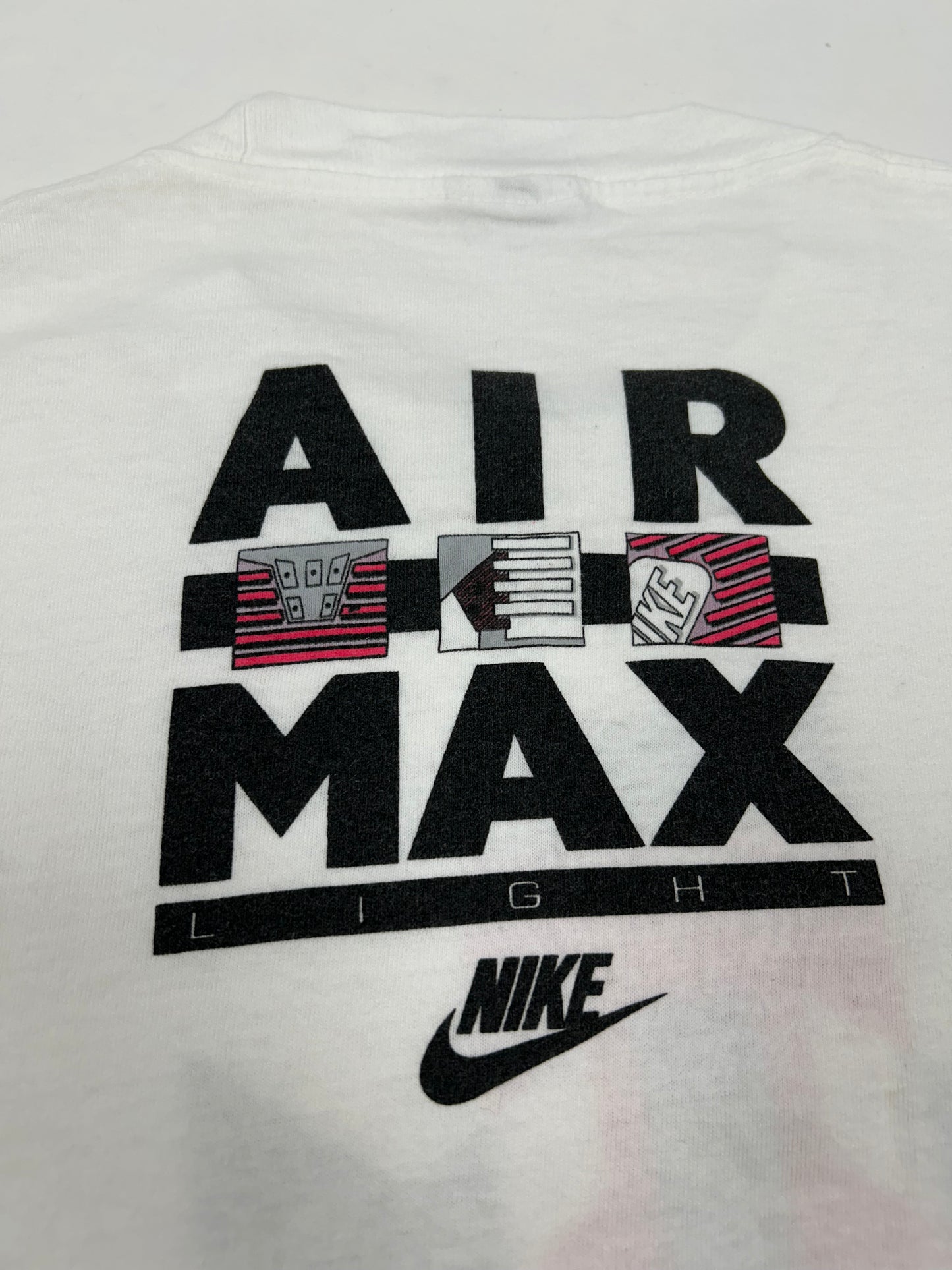 Vintage Nike Air Max Light Shirt Promo Tee Small/Medium Fit 19.75x28 Inches