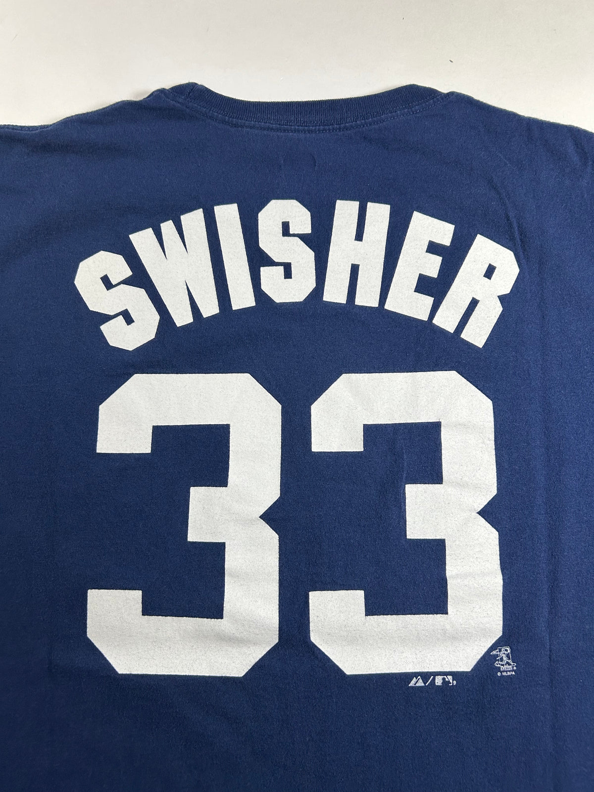 Majestic New York Yankees Nick Swisher # 33 MLB Player Tee Large 23x29.5 Inches