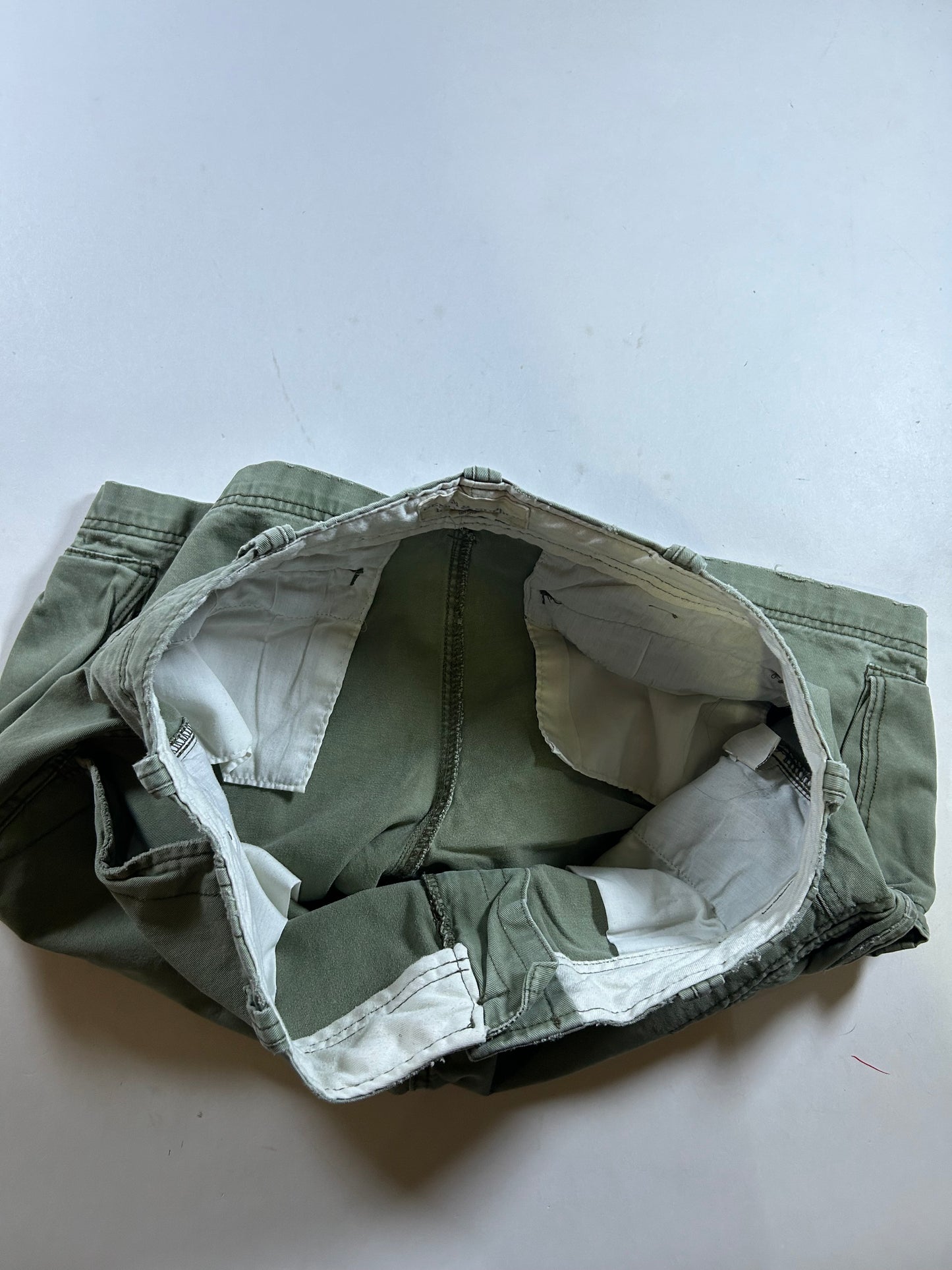 Denim & Supply Ralph Lauren Cargo Shorts Green Tactical Army 34 19.25x22.75 Inches