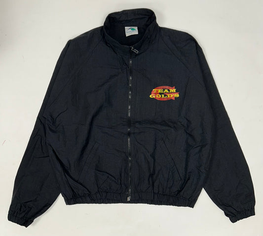 Vintage Golds Gym Riverdale New Jersey Staff Jacket XL/L 26.5x25.5 Inches