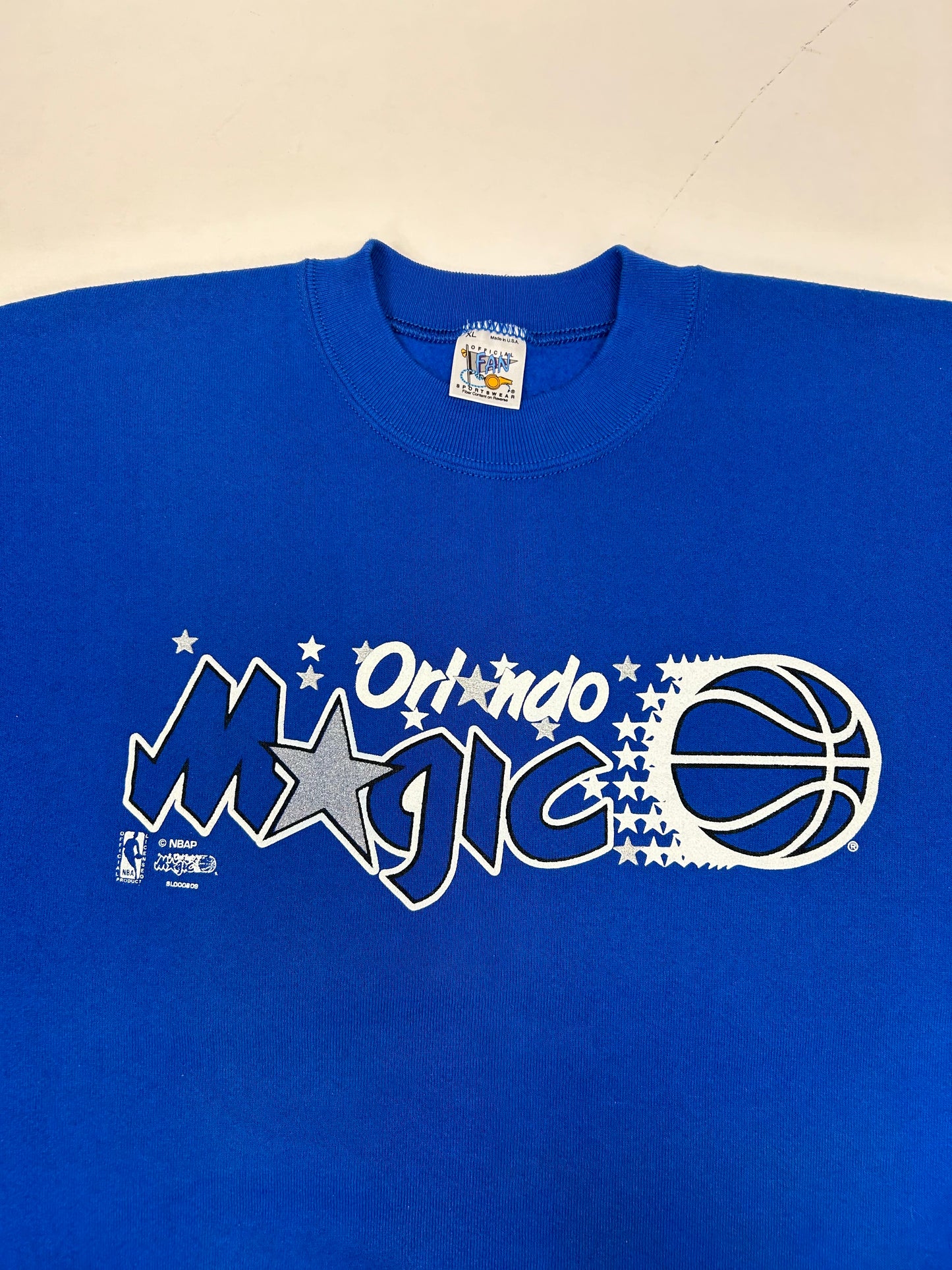 Vintage Orlando Magic NBA Crewneck Sweatshirt Official Fan Sportswear 24.5x28.5 Inches