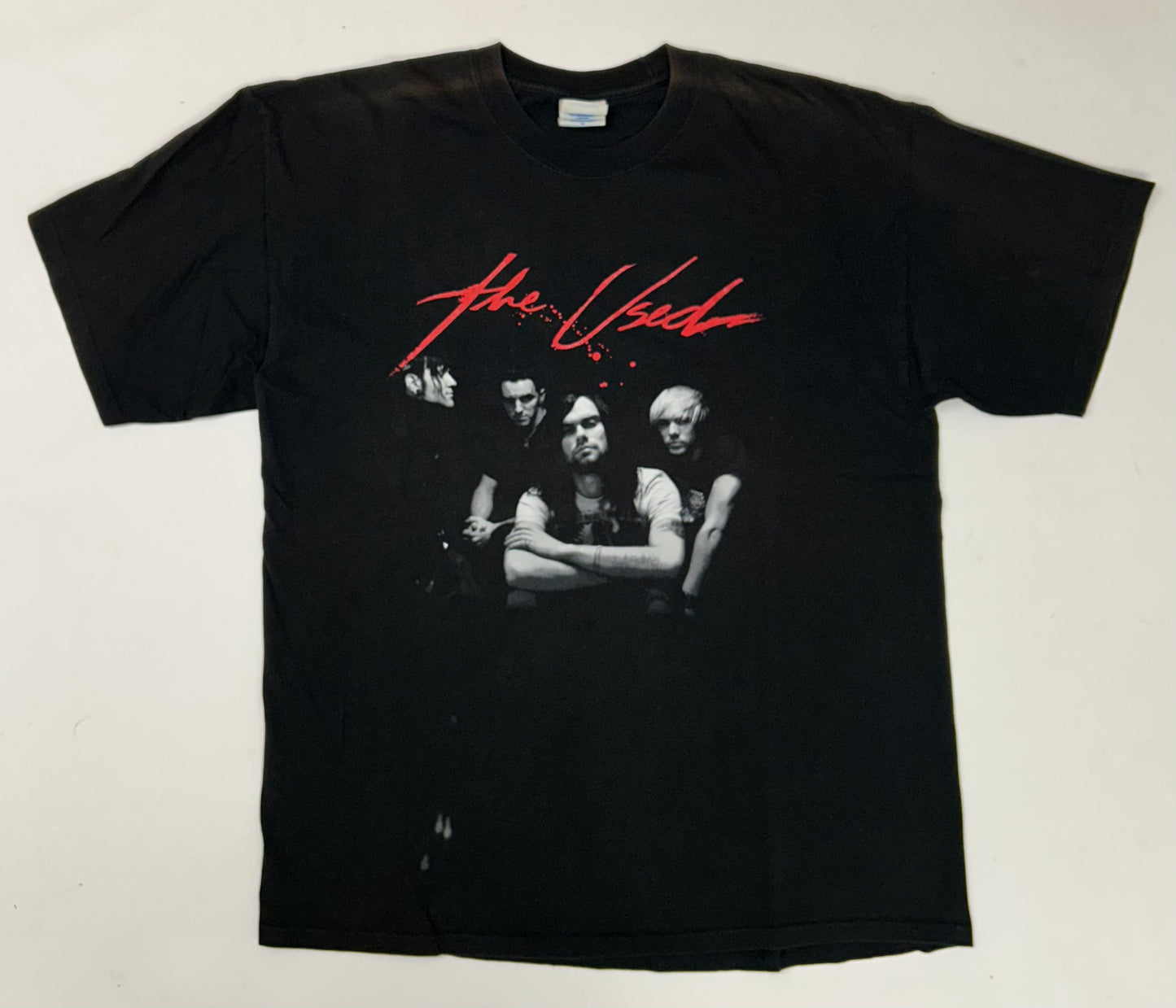 Vintage 2004 The Used In Love & Death Album Promo Emo Punk Band Tee XL As Is Worn In Has Fading & Wear 23.25x30.25 Inches
