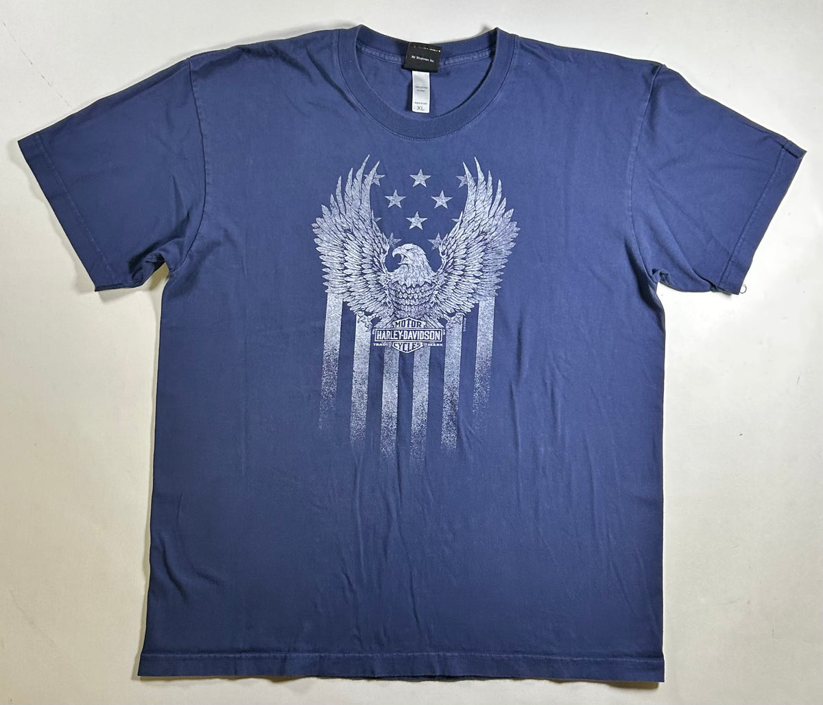2022 Harley Davidson Motorcycle Of Bergen County Eagle Live Free Rochelle Park, NJ Tee XL 23.5x29.75 Inches