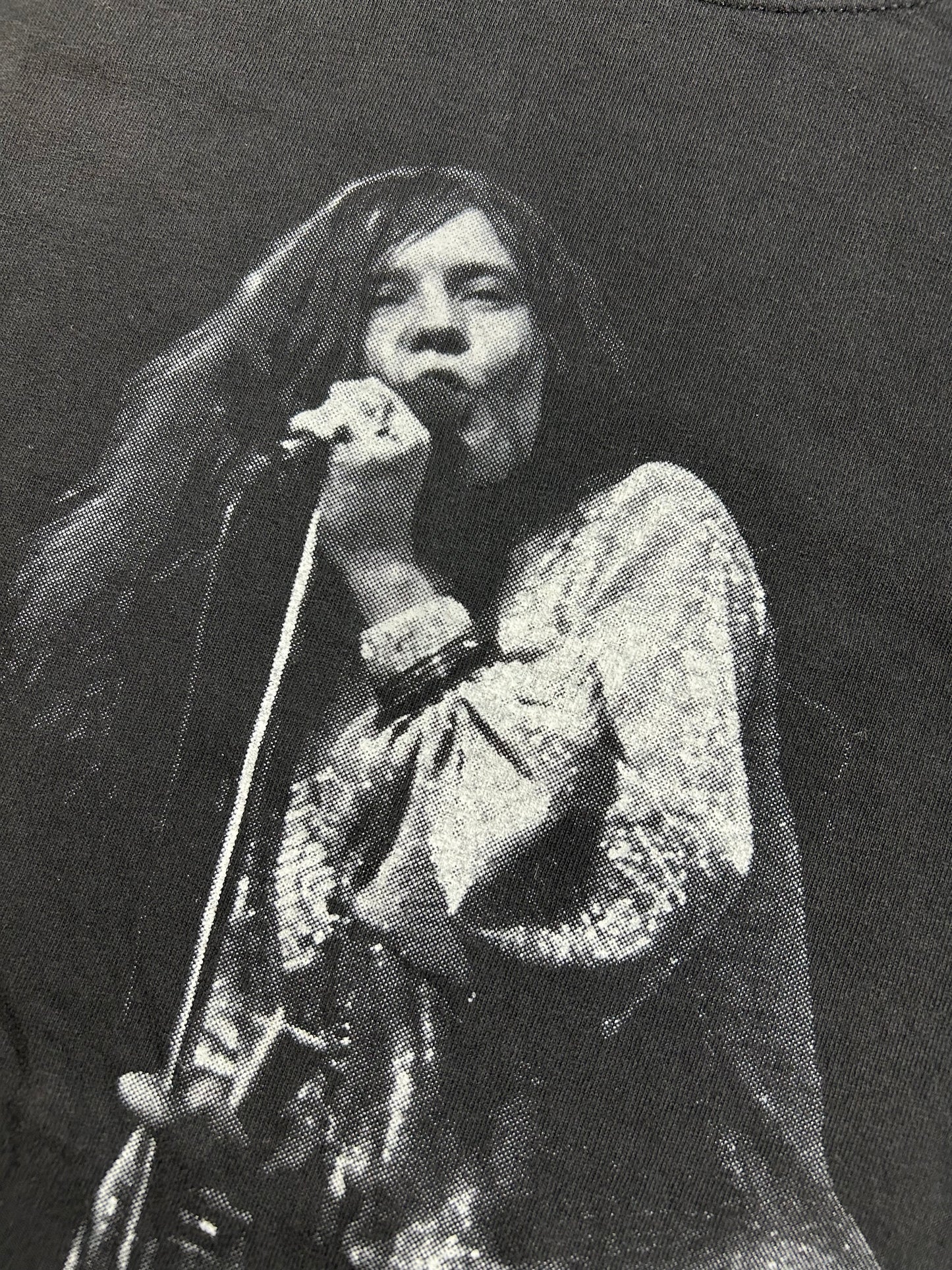Vintage 2000 Janis Joplin Is Down On Me Rock Music Graphic Tee XL  23.5x29 Inches