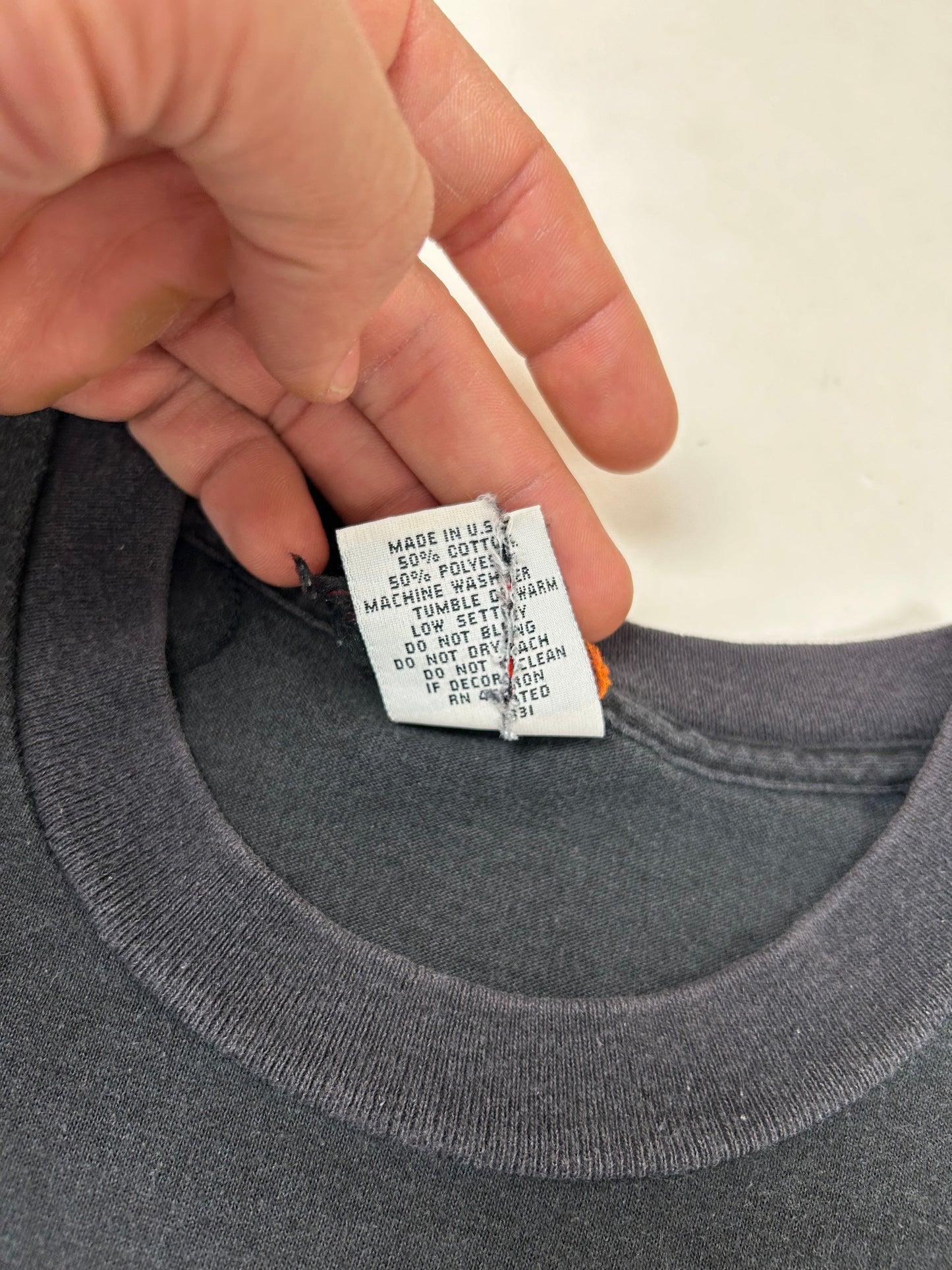 Vintage 90s Atlantic City Beach Club New Jersey Tee Large 21.5x28.75 Inches