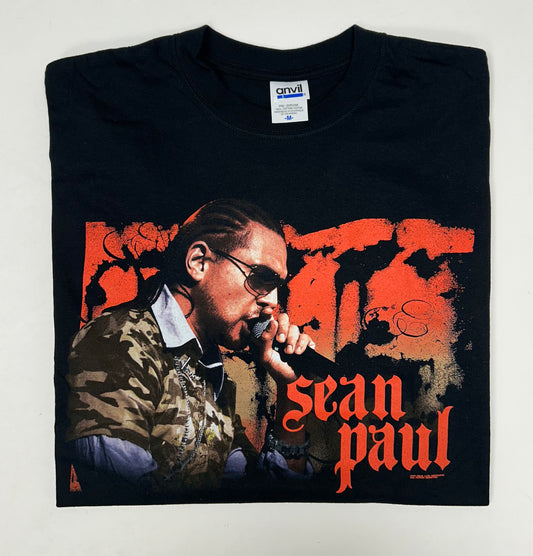 Vintage Sean Paul Rap Tee The Trinity Tour 2006 Music Shirt Medium 20.25x28 Inches