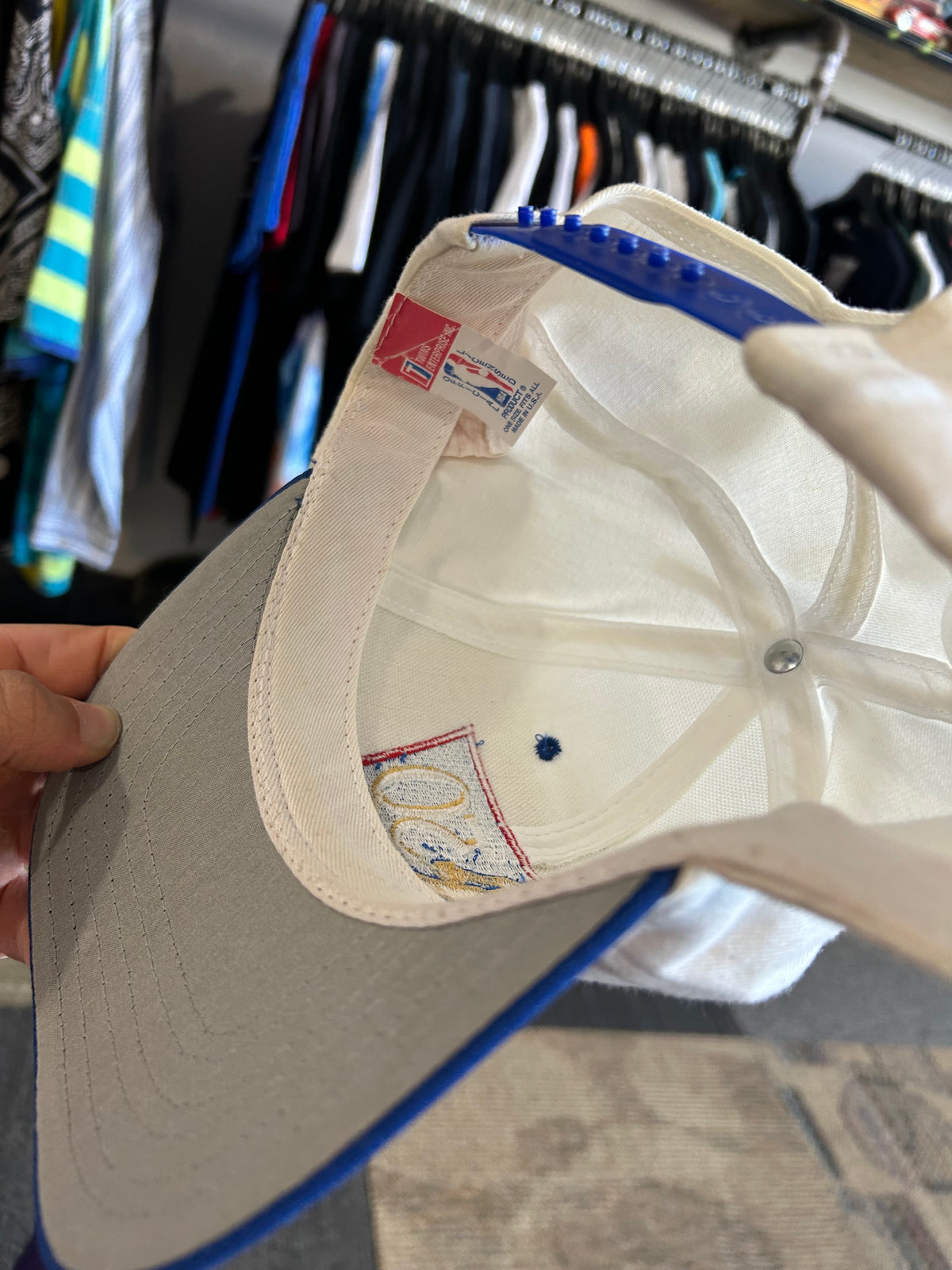 Vintage NBA 50 Year Anniversary SnapBack Hat 1996 50th Year Made In USA