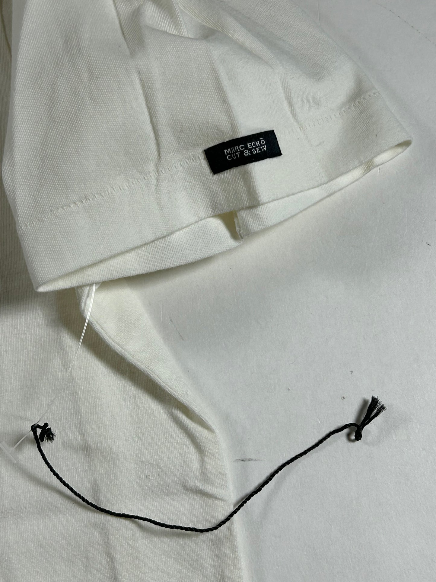 Vintage Eckō Marc Echō Cut & Sew Rutgers University Street Alchemists Football Tee Large White