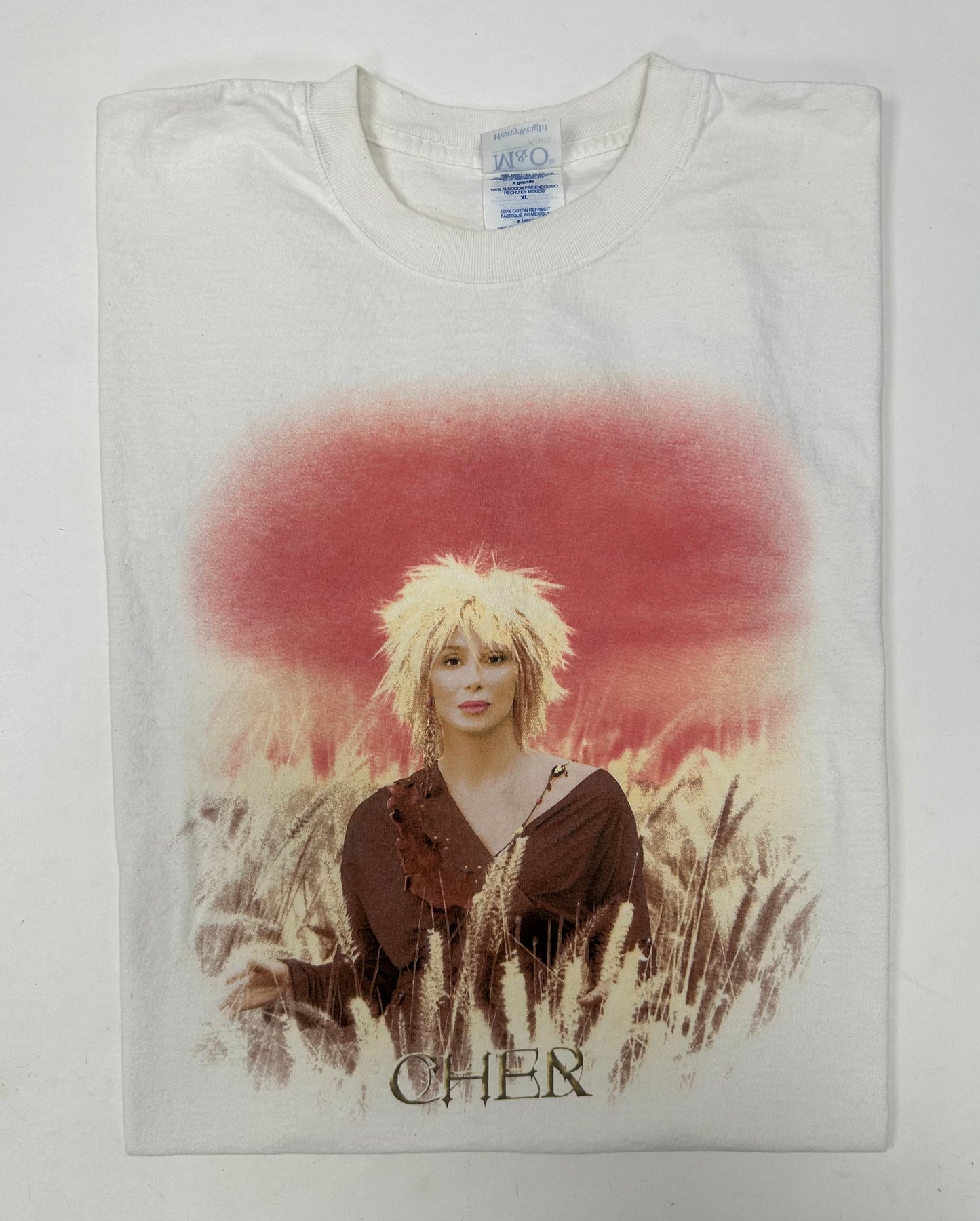 Vintage Cher Living Proof Farewell Tour 2002 Music Shirt Y2K Do You Believe XL 23.5x28.75 Inches
