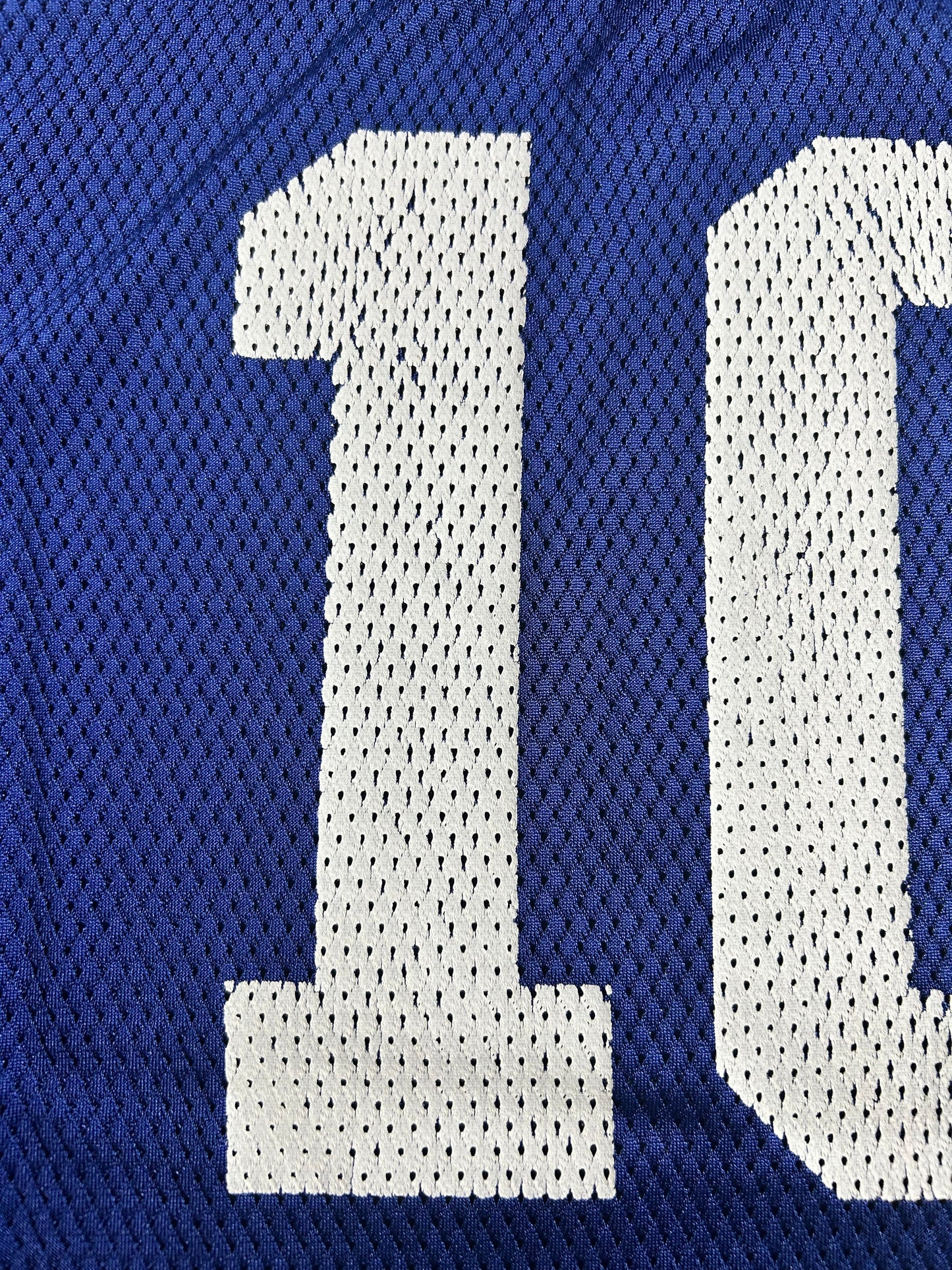 Reebok New York Giants Eli Manning NFL Jersey Blue Youth Size XL Adult Small Fit 21x28.25/30.75 Inches