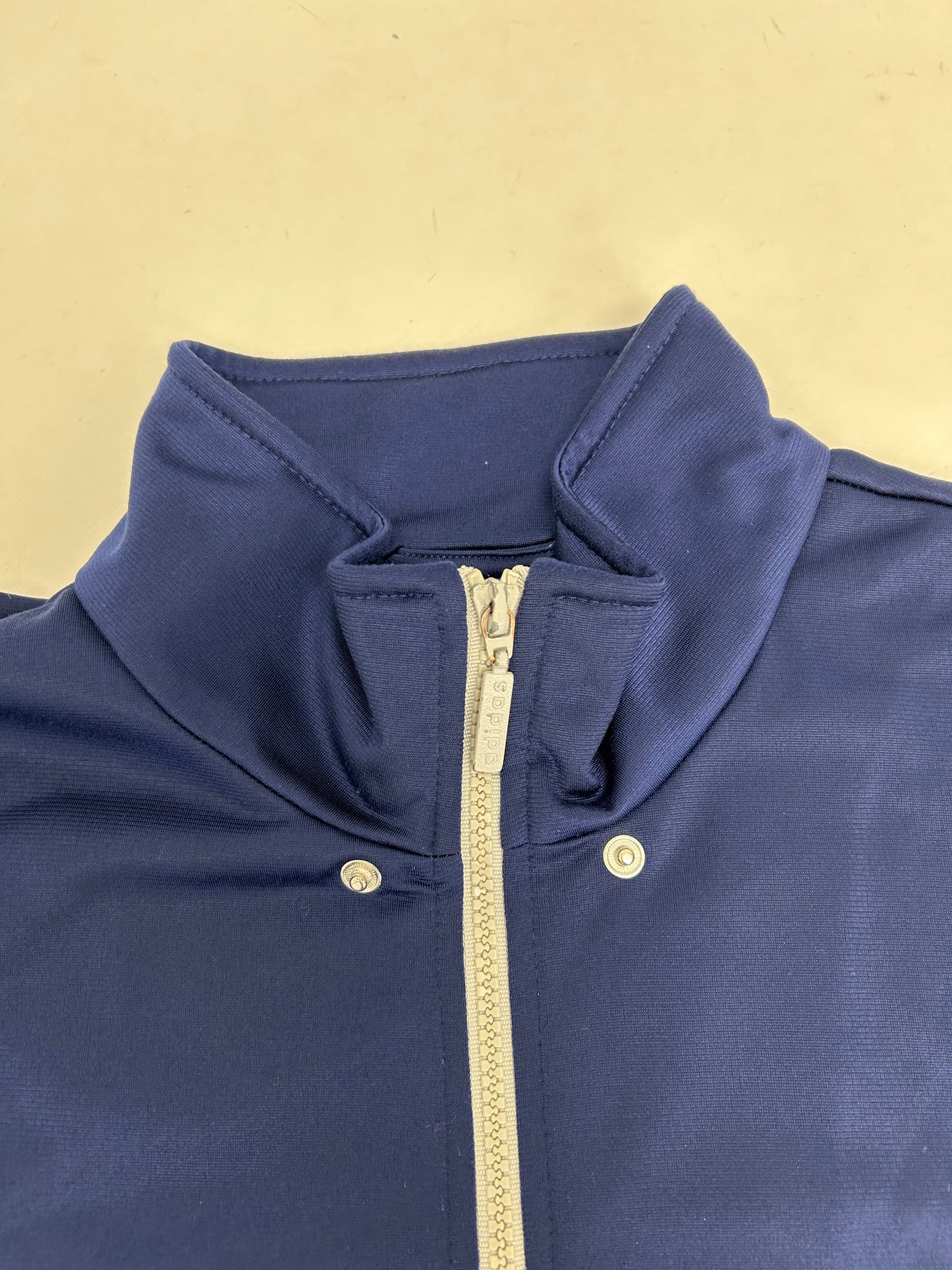 Vintage Adidas Track Jacket Zip Off Sleeves Medium 25x27.75 Inches Three Stripes