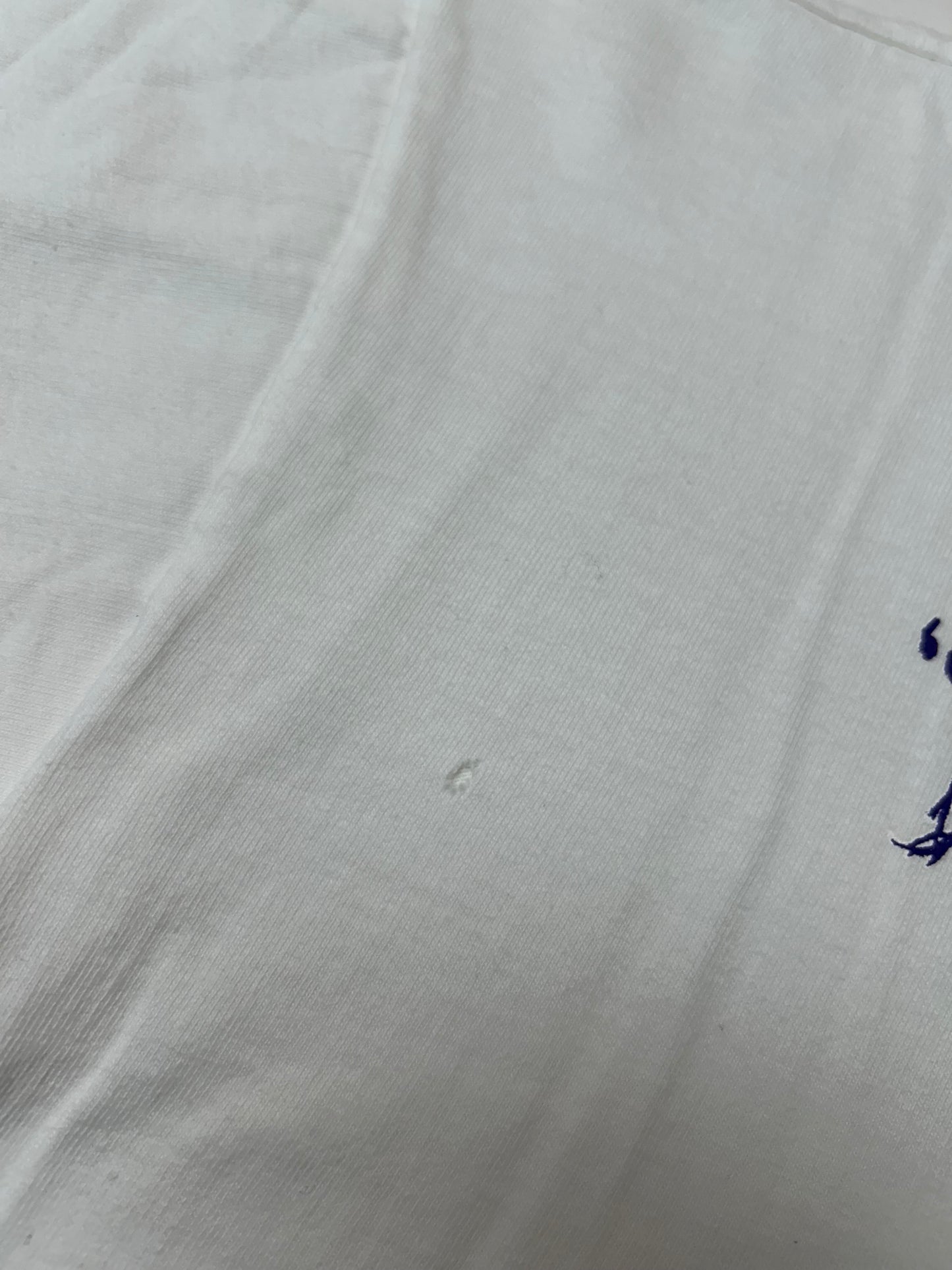 Edgewood NJ first edition “Deeper Than The Roots.” Tee Hanes Beefy-T USA/Mexico 100% Cotton White