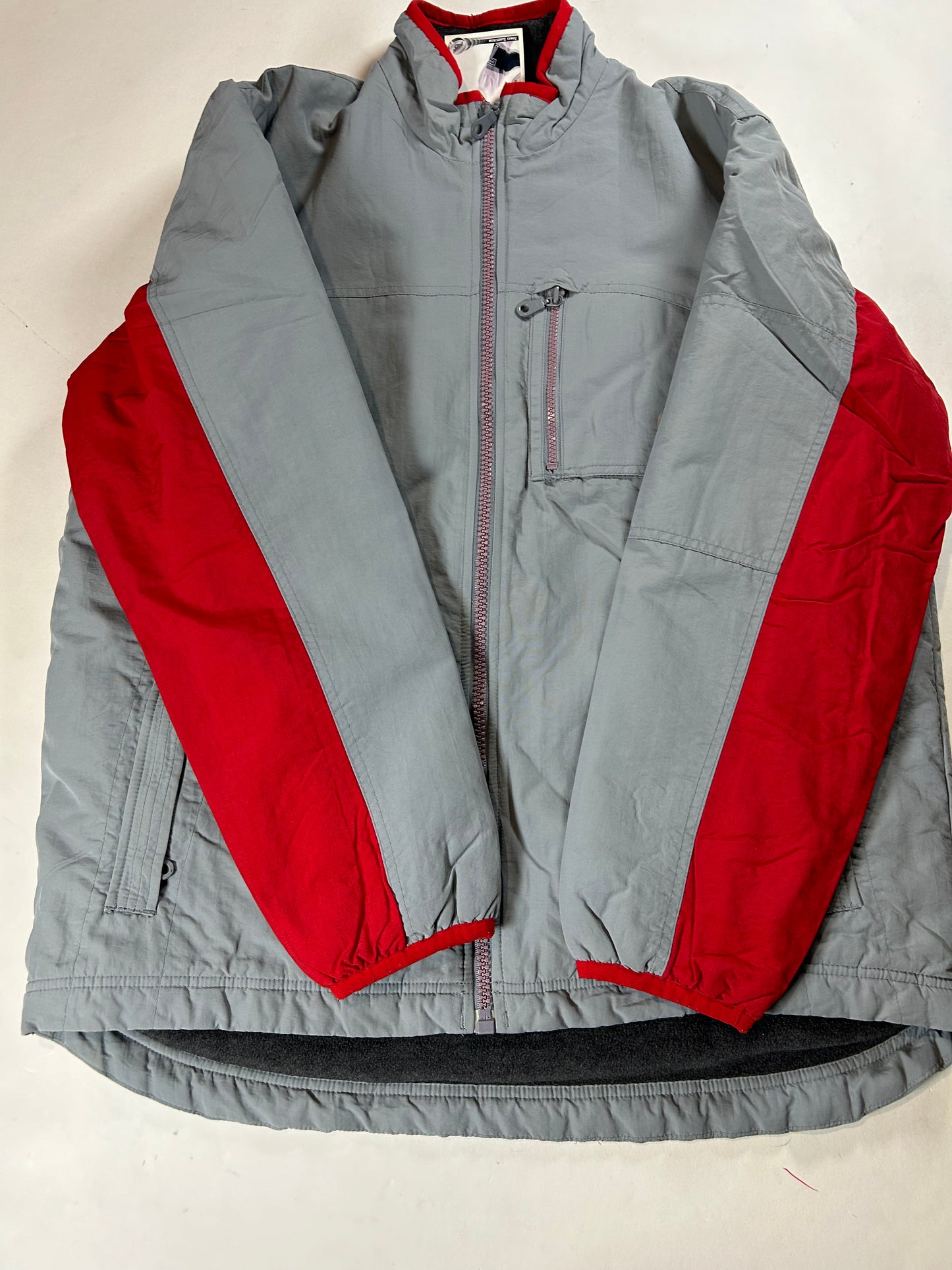 Vintage Mossimo Fleece Liner Zip Up Jacket Tagged Medium Can Fit Large 25x29.5/32 Inches