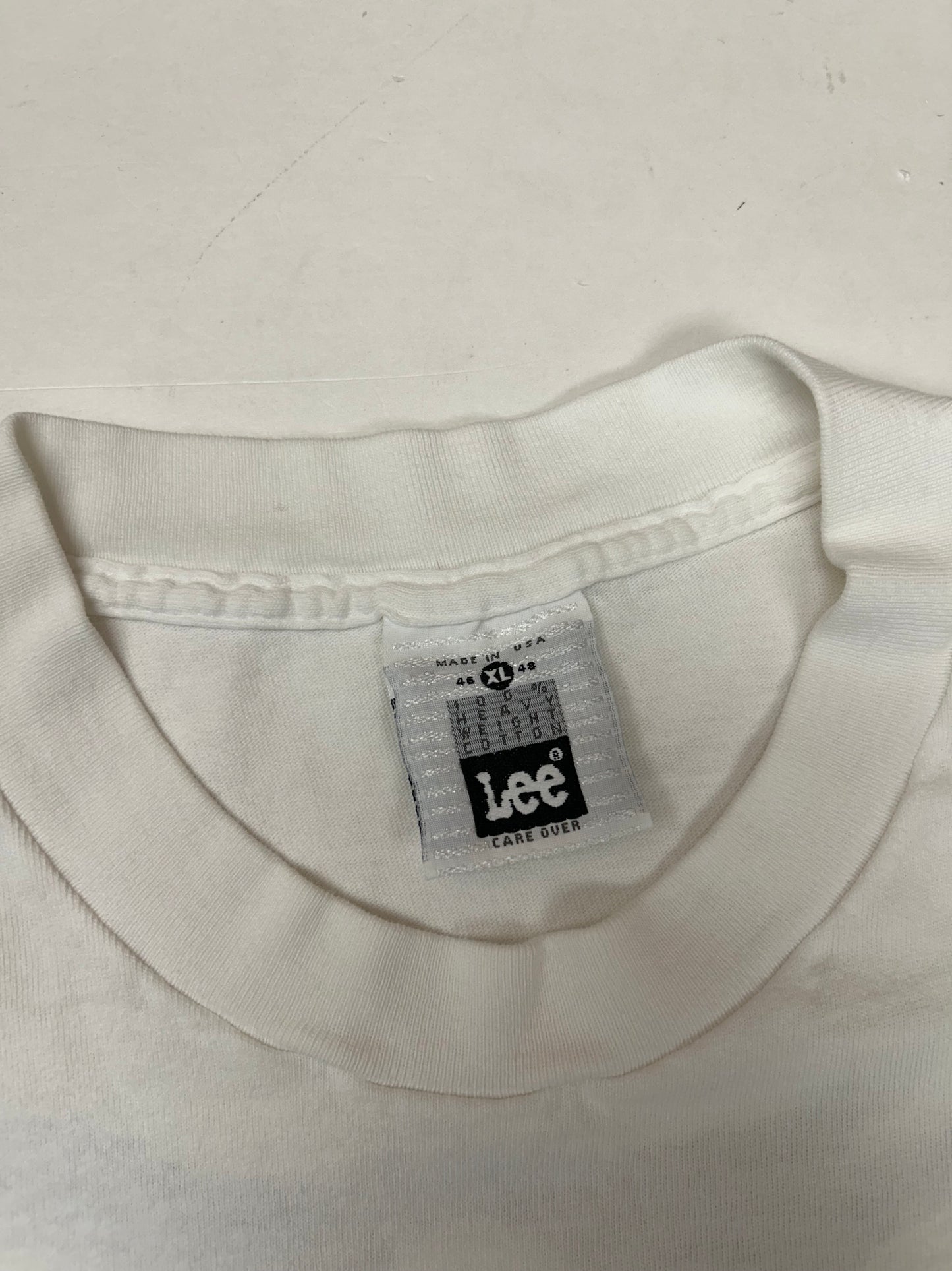 Vintage 90s Ted Nugent World Bowhunter Zebra Stripe Rockin’ The Wild Kick Ass Music Tee XL 24x29 Inches