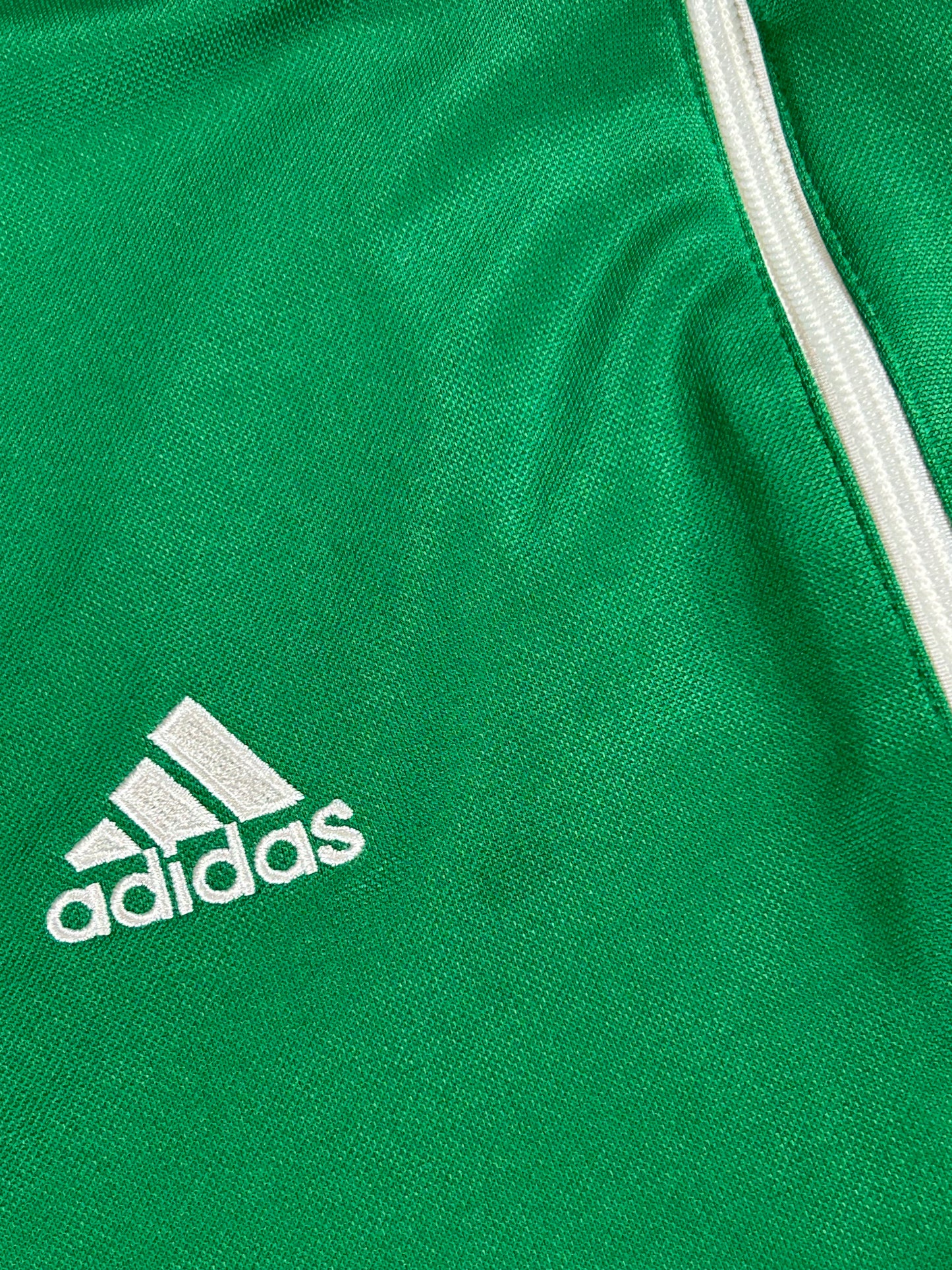 2013 Adidas Mexico National Team Soccer Green White Track Jacket Large 22.25x28.5 Inches