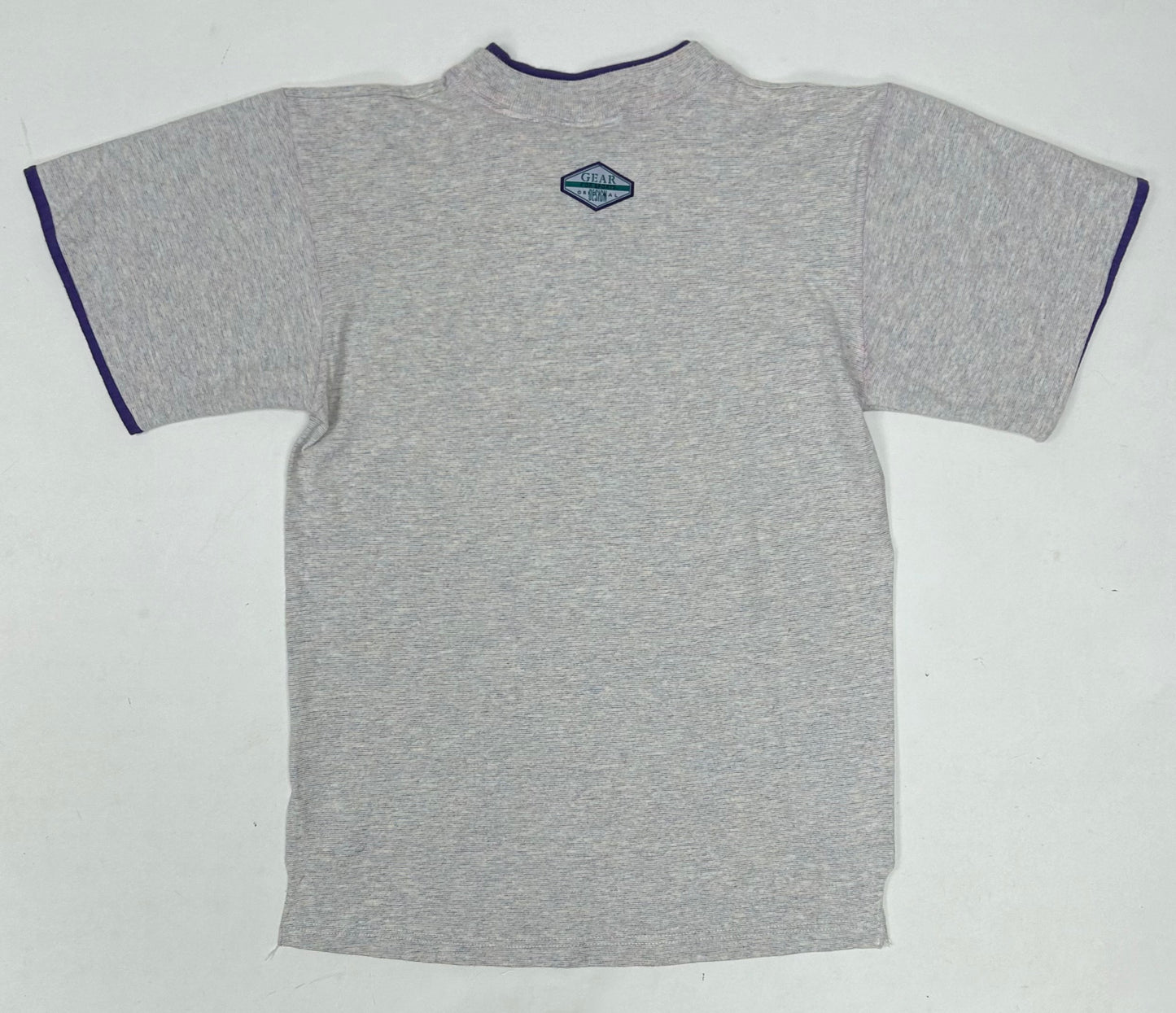 Vintage 90s Disney Mickey Mouse Gear For Sports Tee Small Rollup Sleeves Small 18x25.25 Inches