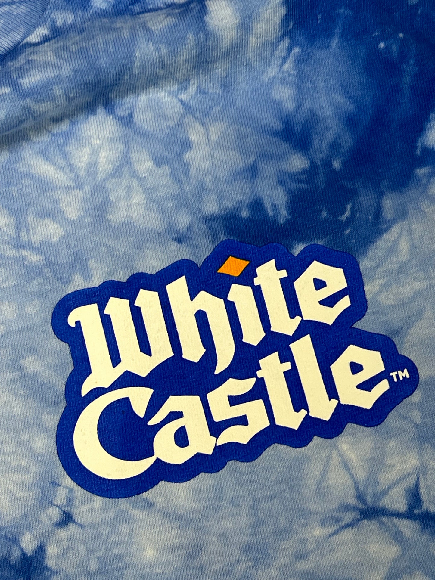 DGK White Castle For Those Who Crave Tie Dye Skateboarding Skate Tee XL 25.25x31 Inches
