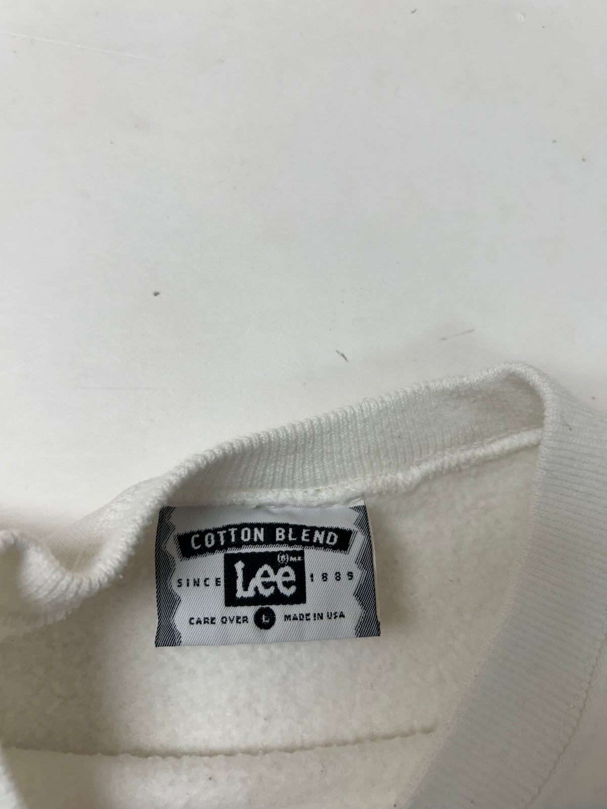 Edgewood New Jersey Deeper Than The Roots Crewneck Sweatshirts Lee Tag 50/50 Blend USA White As Is M/S Fit 21.75x25.25 Inches