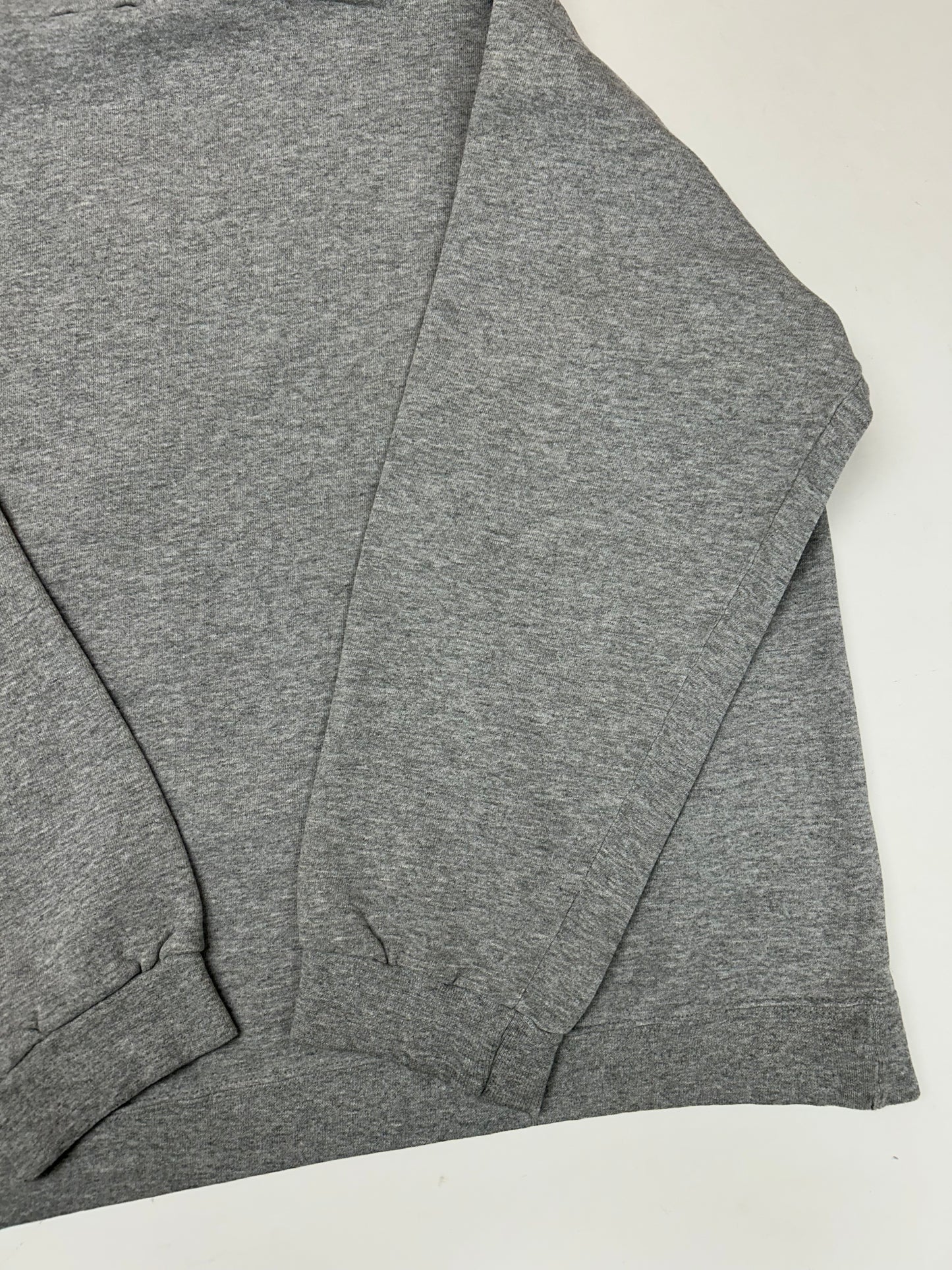 Vintage 90s Nike Center Swoosh Embroidered Logo Hooded Sweatshirt Worn In XL 27.25x28.25 Inches As Is