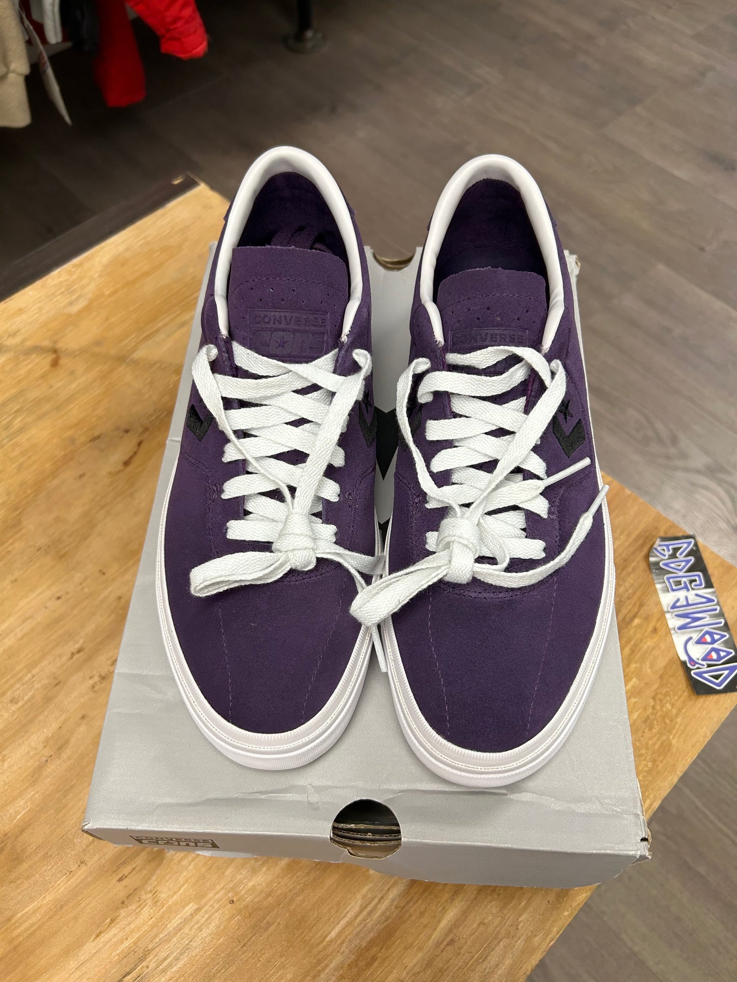 Converse Louie Lopez Pro Purple Mens Size 9.5 New With Mismatch Box Skateboard