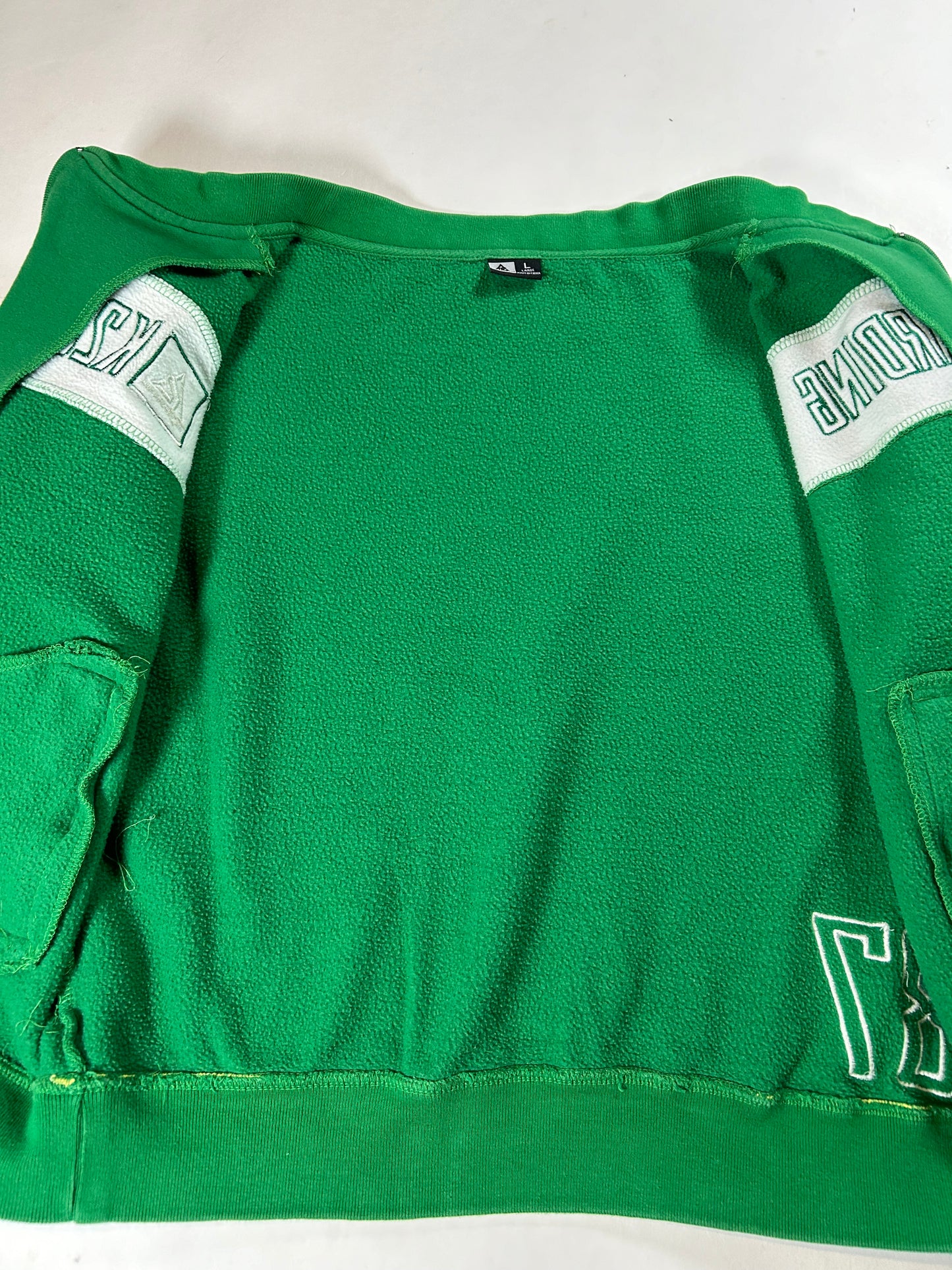 Vintage 2000s K2 Snowboarding Zip Track Jacket Style Sweatshirt Medium/Small Fit 22x24.75 Inches Green