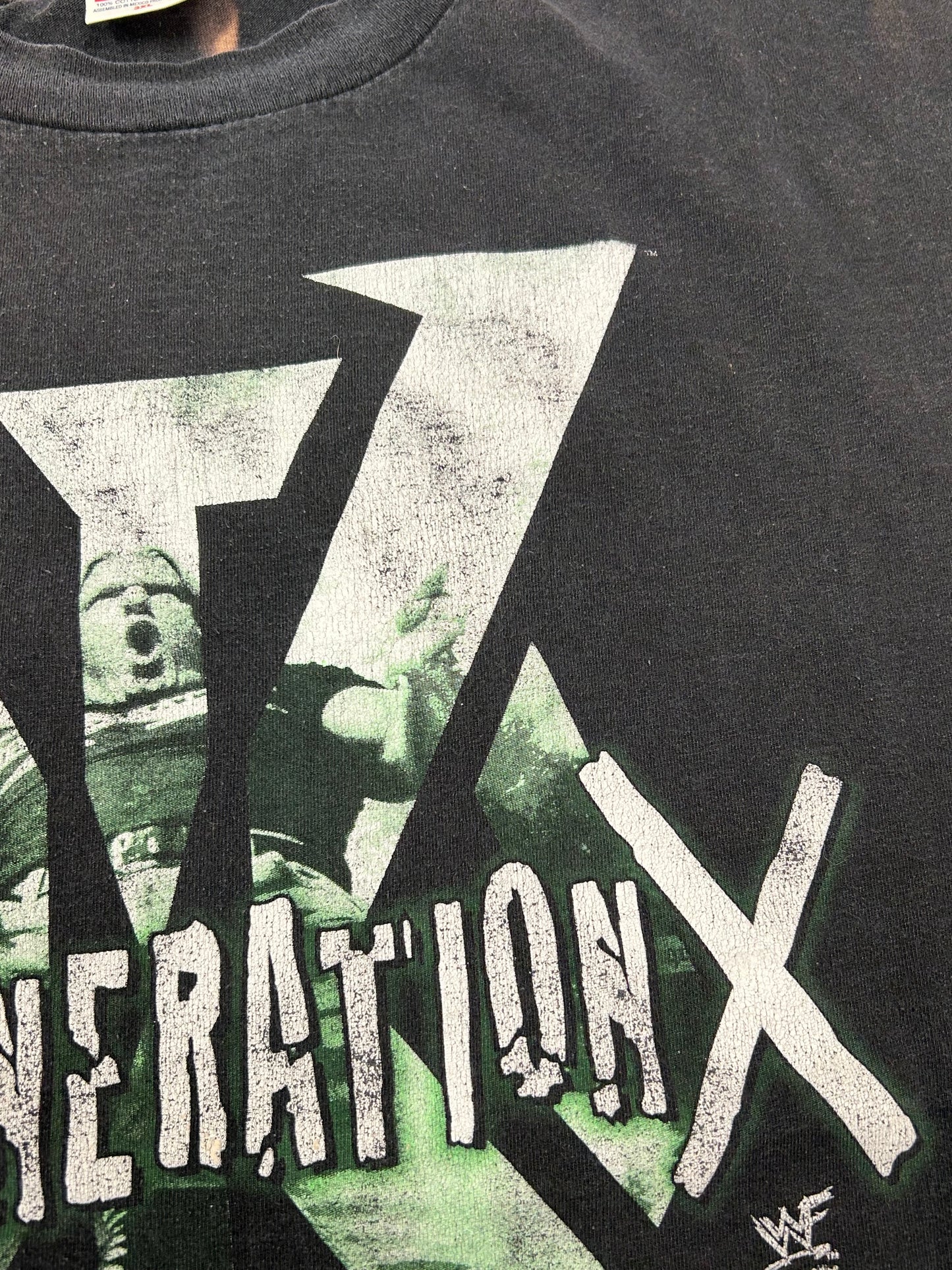 Vintage 1998 WWF D-Generation X DX Triple H Suck It Graphic Wrestling Tee 3XL 28.75x31.5 Inches