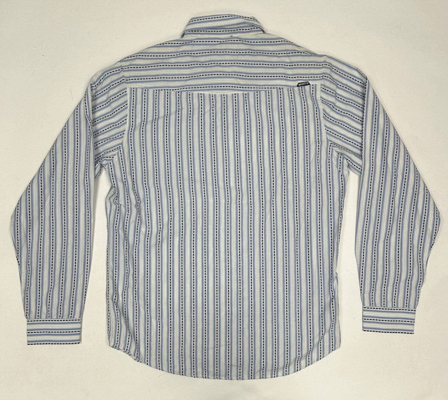 Vintage 00s Billabong Surf Polo Button Up Polo Long Sleeve Shirt Tagged Slim Fit Medium 22.25x29.75 Inches