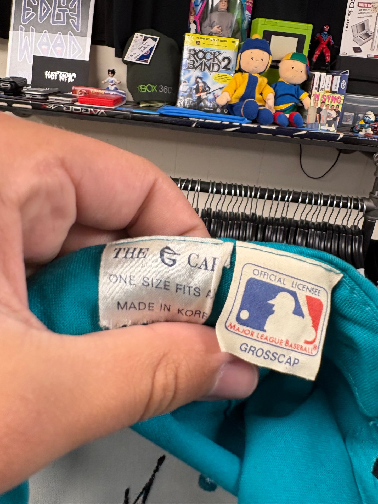 Vintage Florida Marlins Blue snapback hat