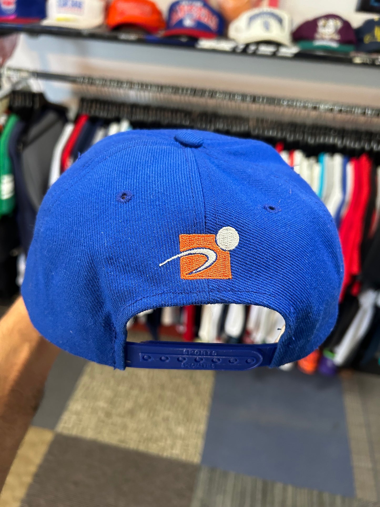 Vintage 90s New York Knicks Sports Specialties NBA Snapback Hat NYK Finals As Is