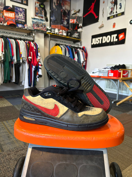 Vintage 2006 Nike SB Paul Rodriguez P-Rod 1 Zoom Air Elite Men’s Stash NYC Graffiti Art Size 10 Used As Is Wear At Your Own Risk