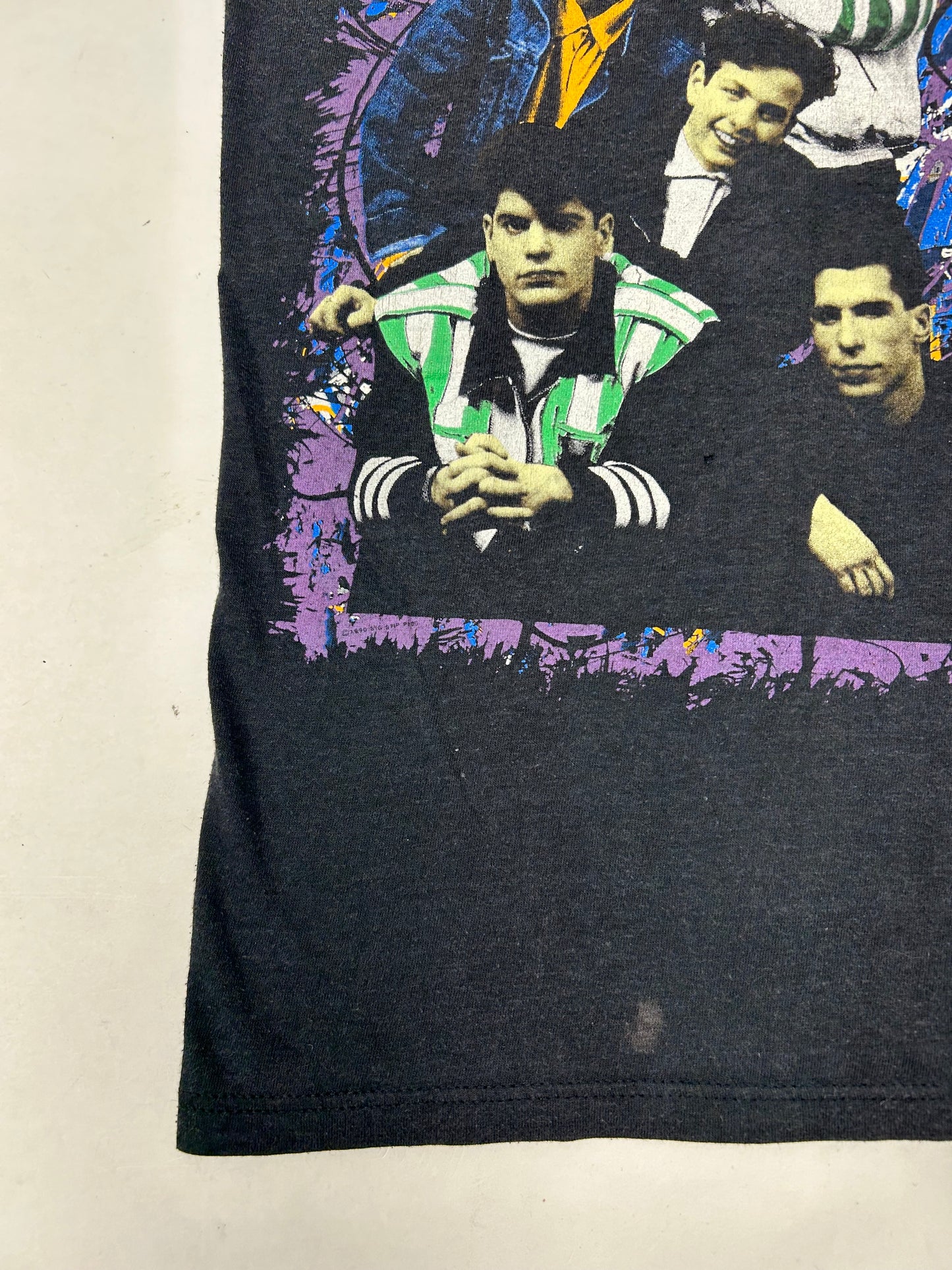 Vintage New Kids On The Block 1990 Concert Music Tee Worn As Is Small 17.5x25.75 Inches NKOTB