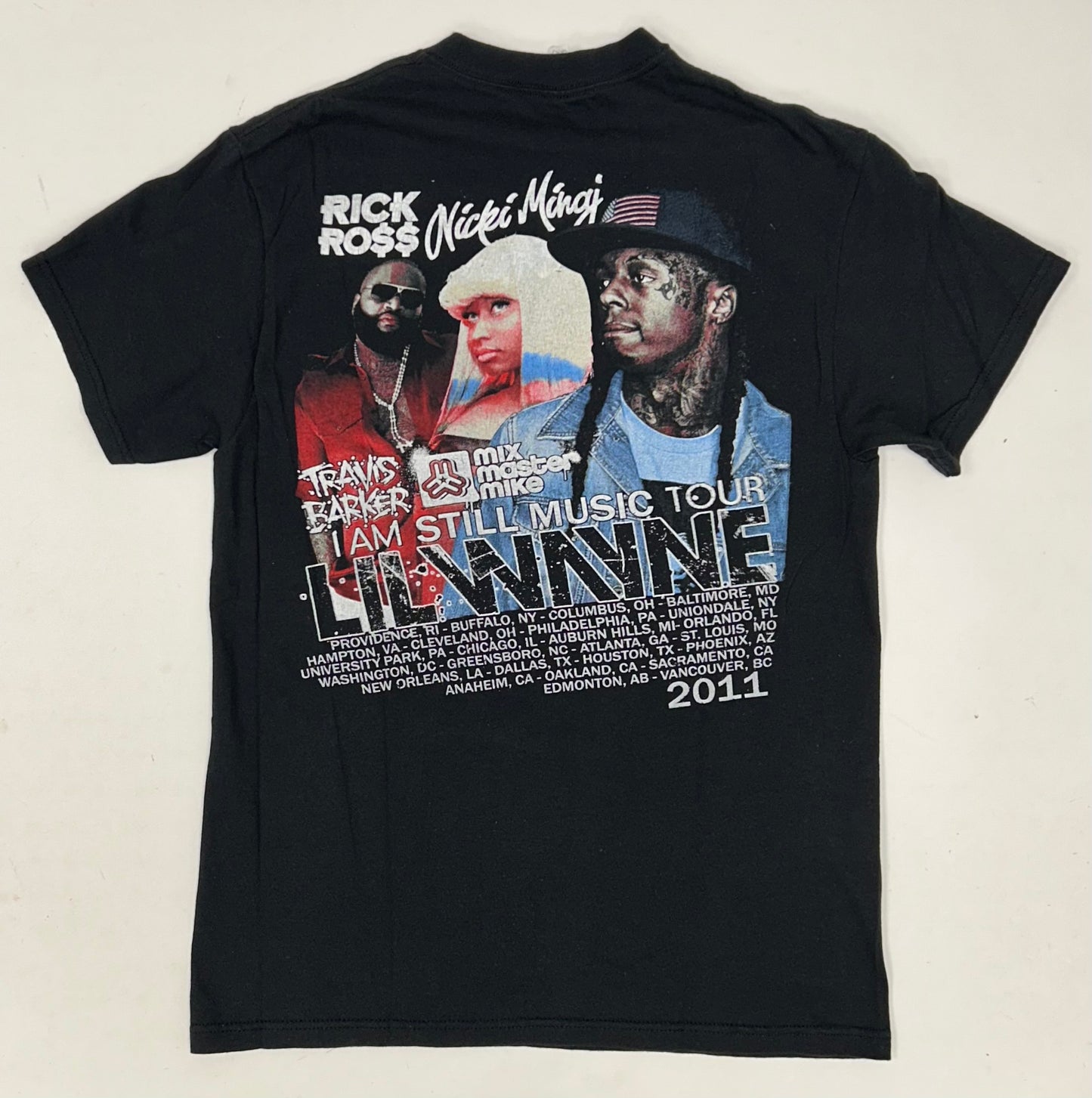 Lil Wayne I Am Still 2011 Tour Parking Lot Rap Hip-Hop Music Tee Medium 19x28.5 Inches