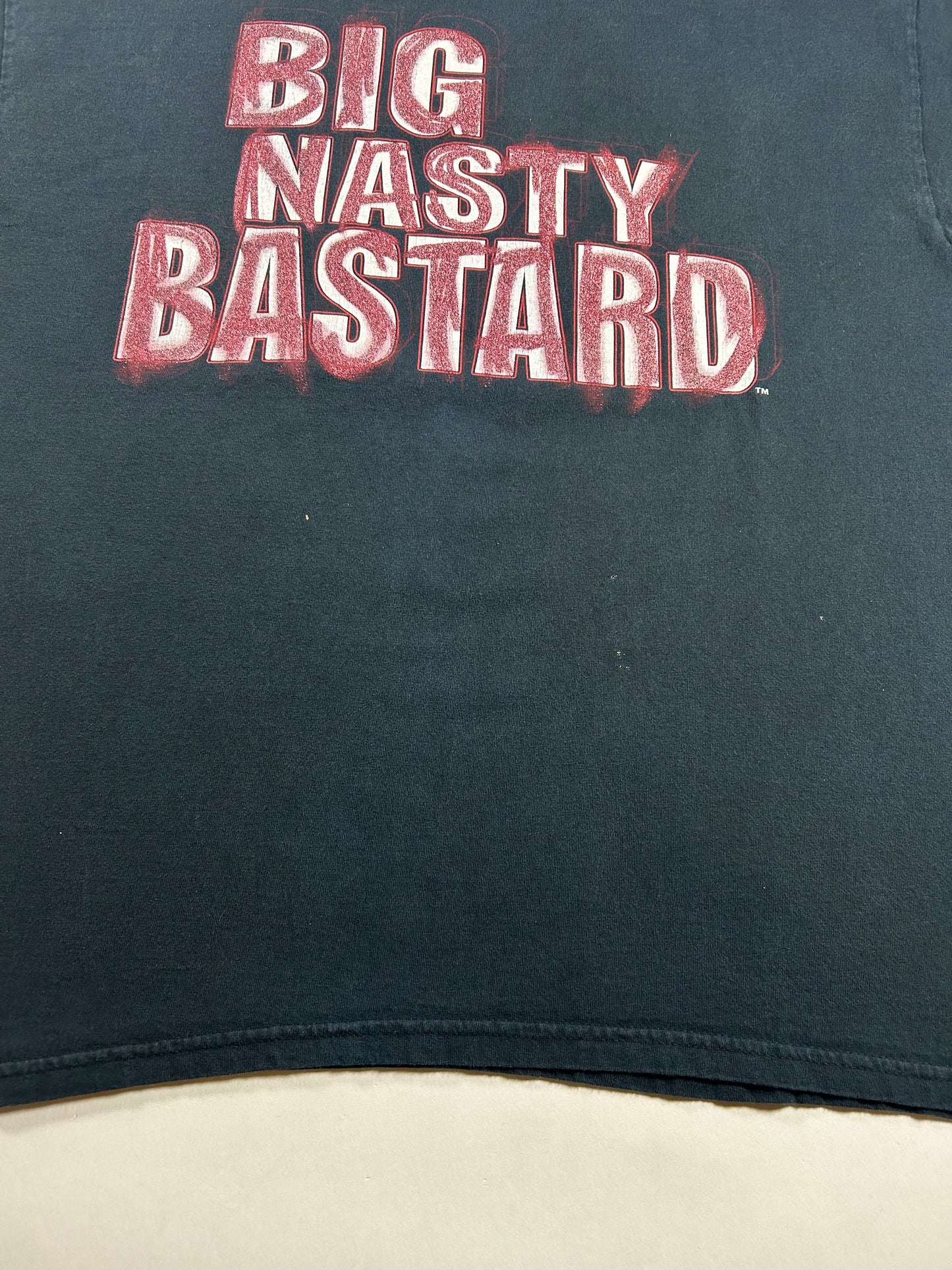 Vintage 2000 The Big Show Big Nasty Bastard WWF WWE Wrestling T Shirt Size 2XL 24.75x30.5 Inches 2000s