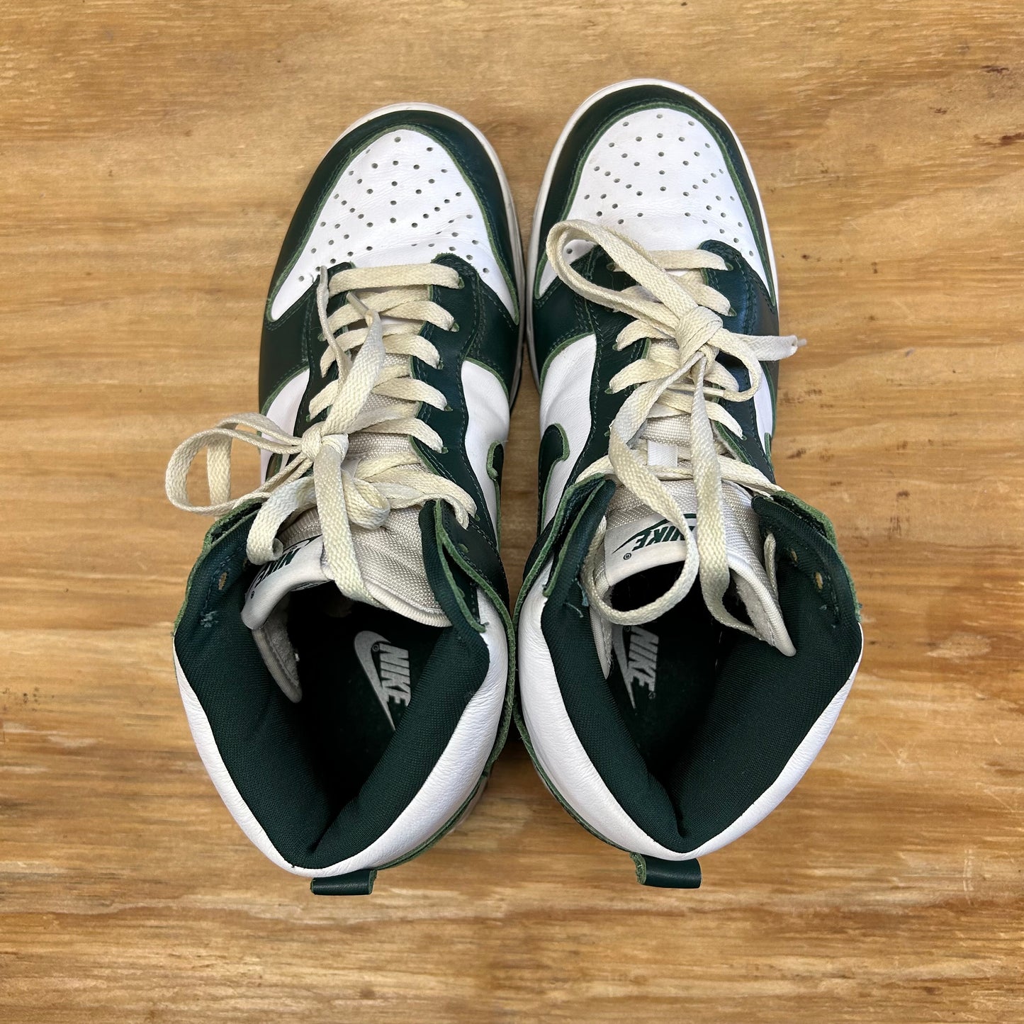 2020 Nike Dunk High SP Spartan Green CZ8149100 Men's Size 9.5 USED NO BOX CLEAN AS IS