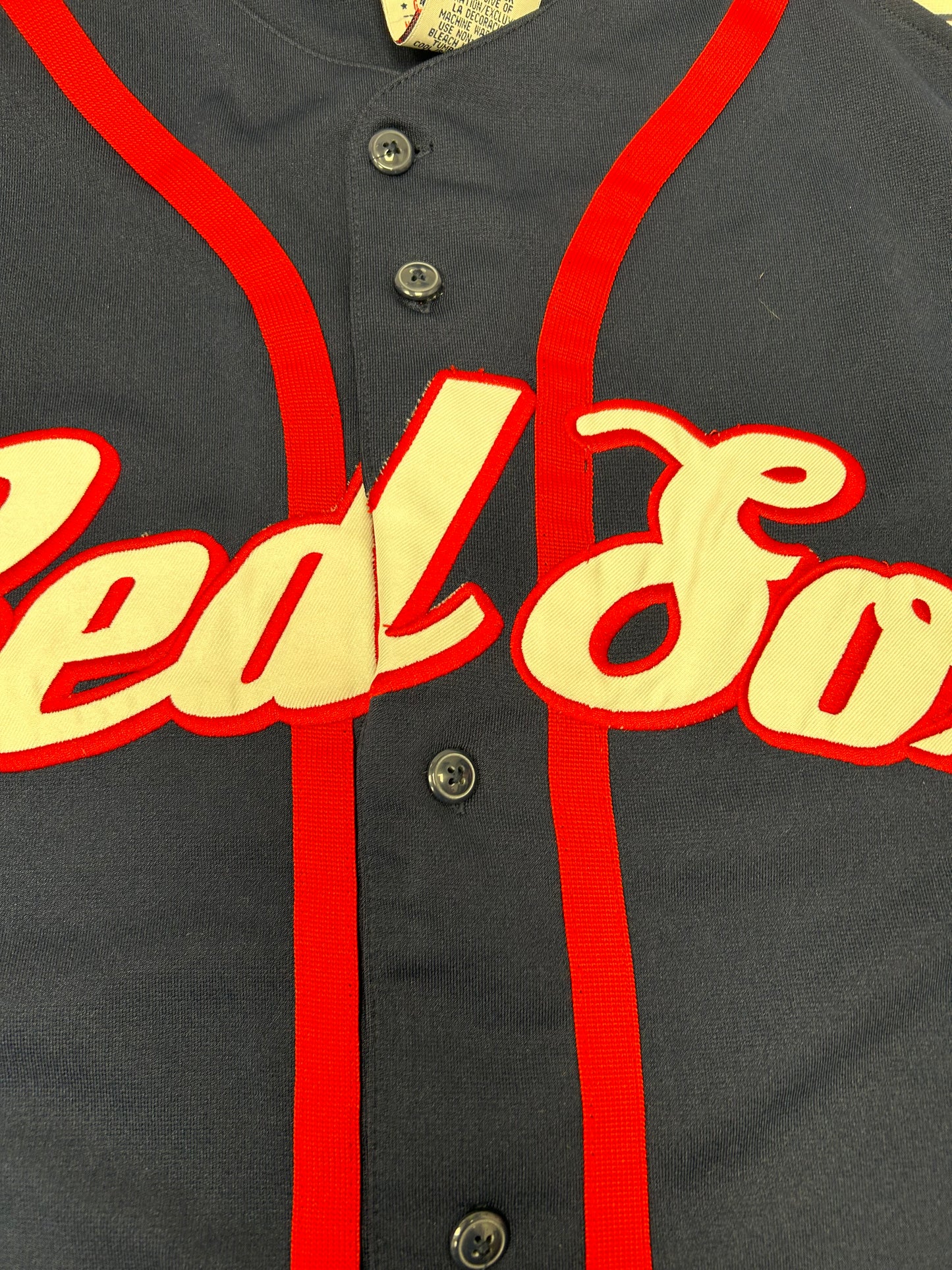 Vintage Boston Red Sox Stitched MLB Baseball True Fan Series Jersey Blank 2XL 28.5x33.75/35.5 Inches