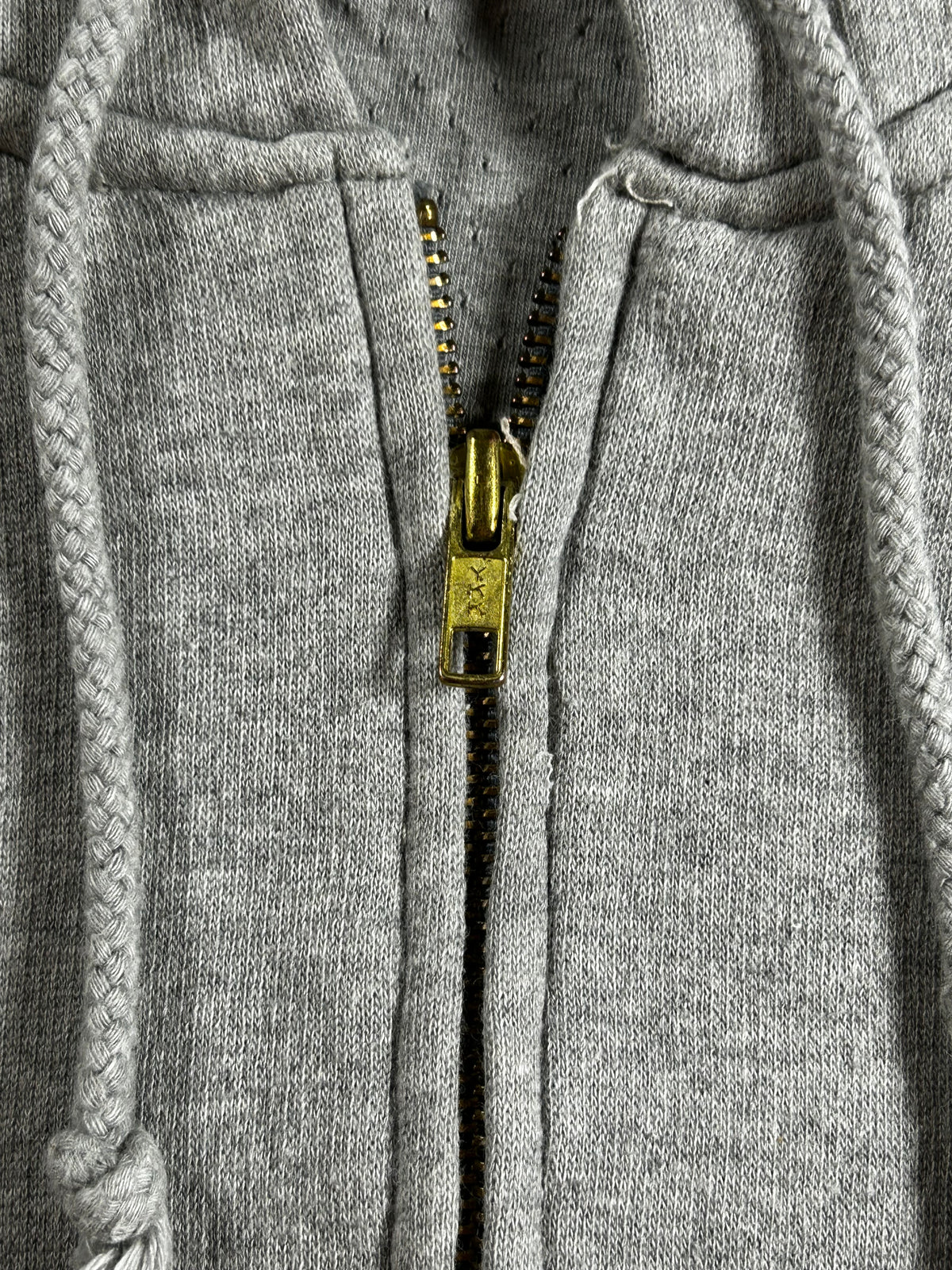 Vintage Levi’s Blue Jeans Zip Hooded Sweatshirt Large 25.75x29.5 Inches