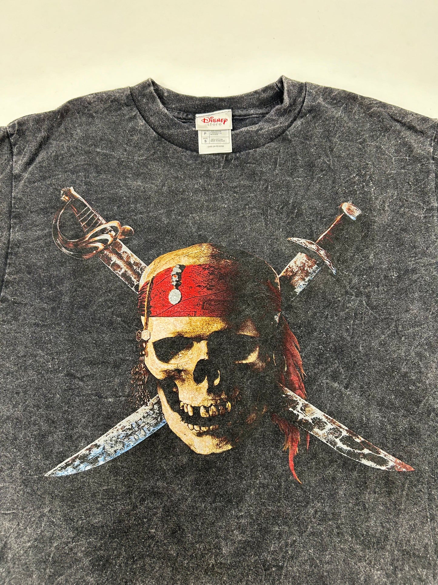 Vintage Pirates Of The Caribbean T Shirt Small Curse Of Black Pearl Dinsey Promo