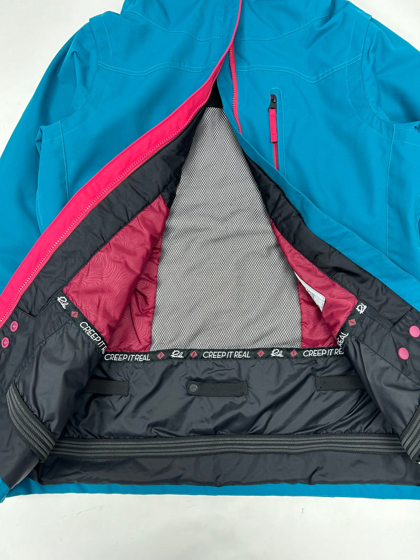 Vintage RIDE Snowboard 10k Strata HD 10 Jacket Large 23.5x30.5 Inches Ski Snowboarding