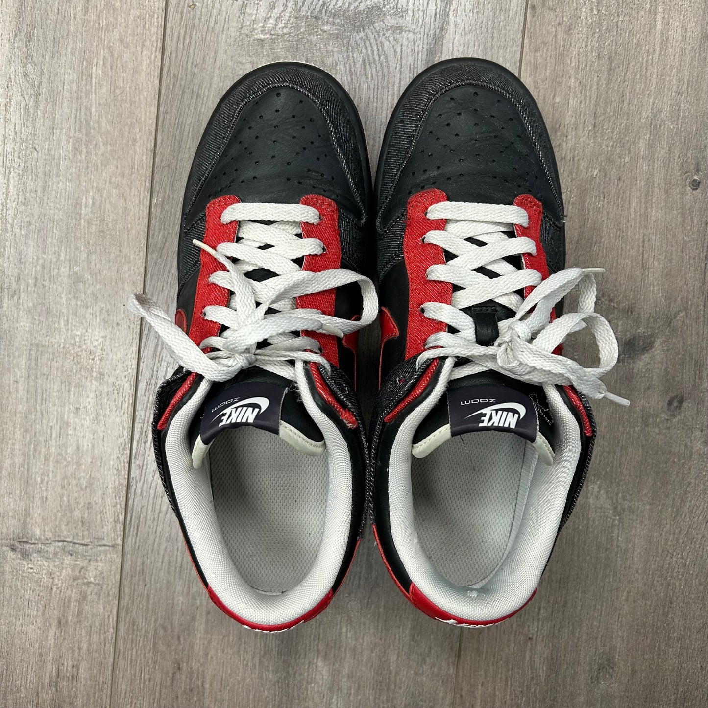 2011 Nike Dunk Low Zoom NikeID Size 8 Used As Is No Box 502000-991 Made In China