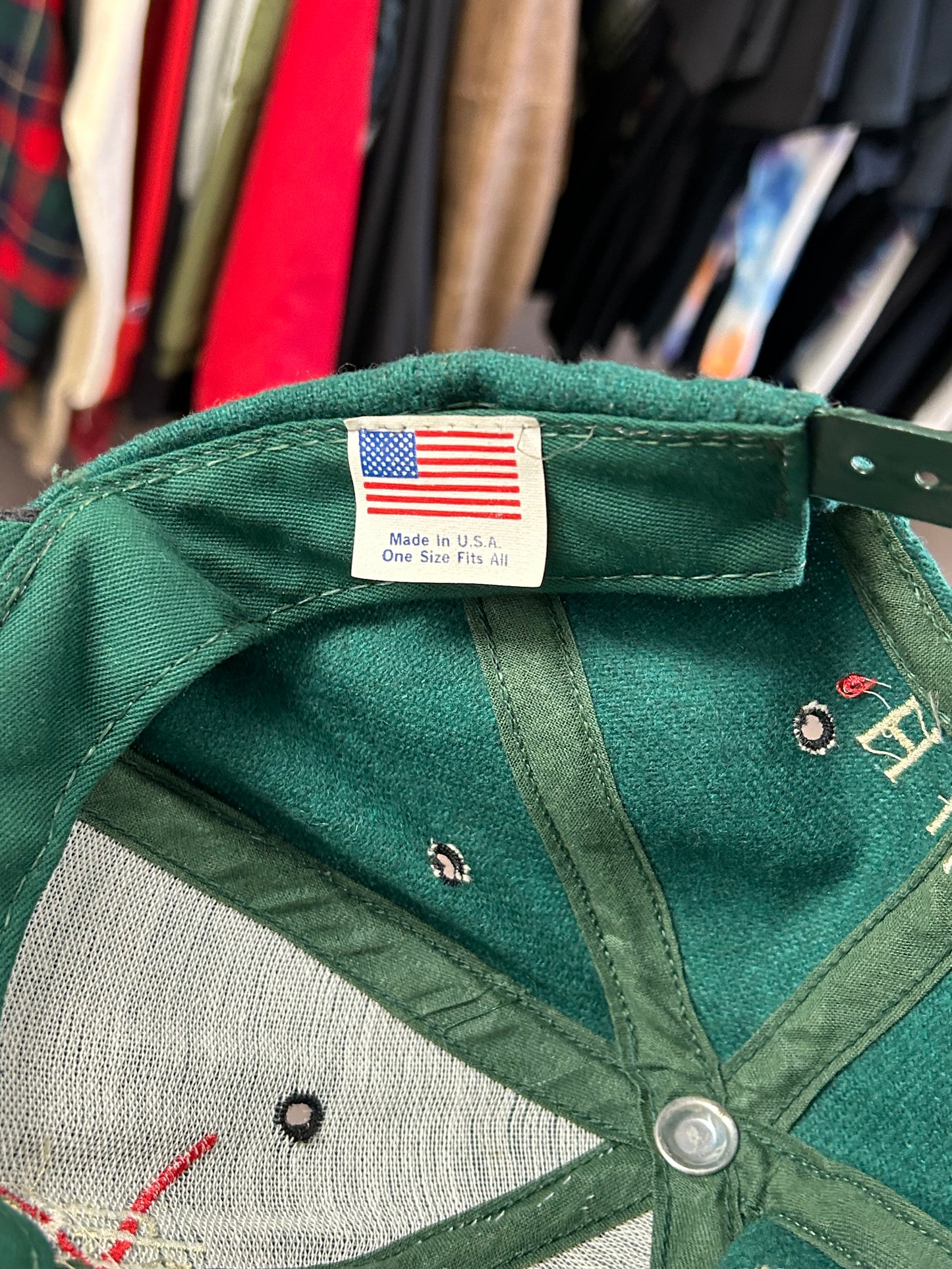 Vintage 10th Mtn Huts Made In the USA SnapBack Hat