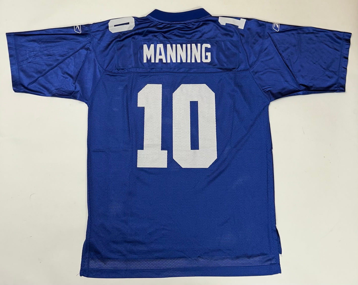 Vintage 2000s Reebok New York Giants Eli Manning NFL Jersey Blue Large