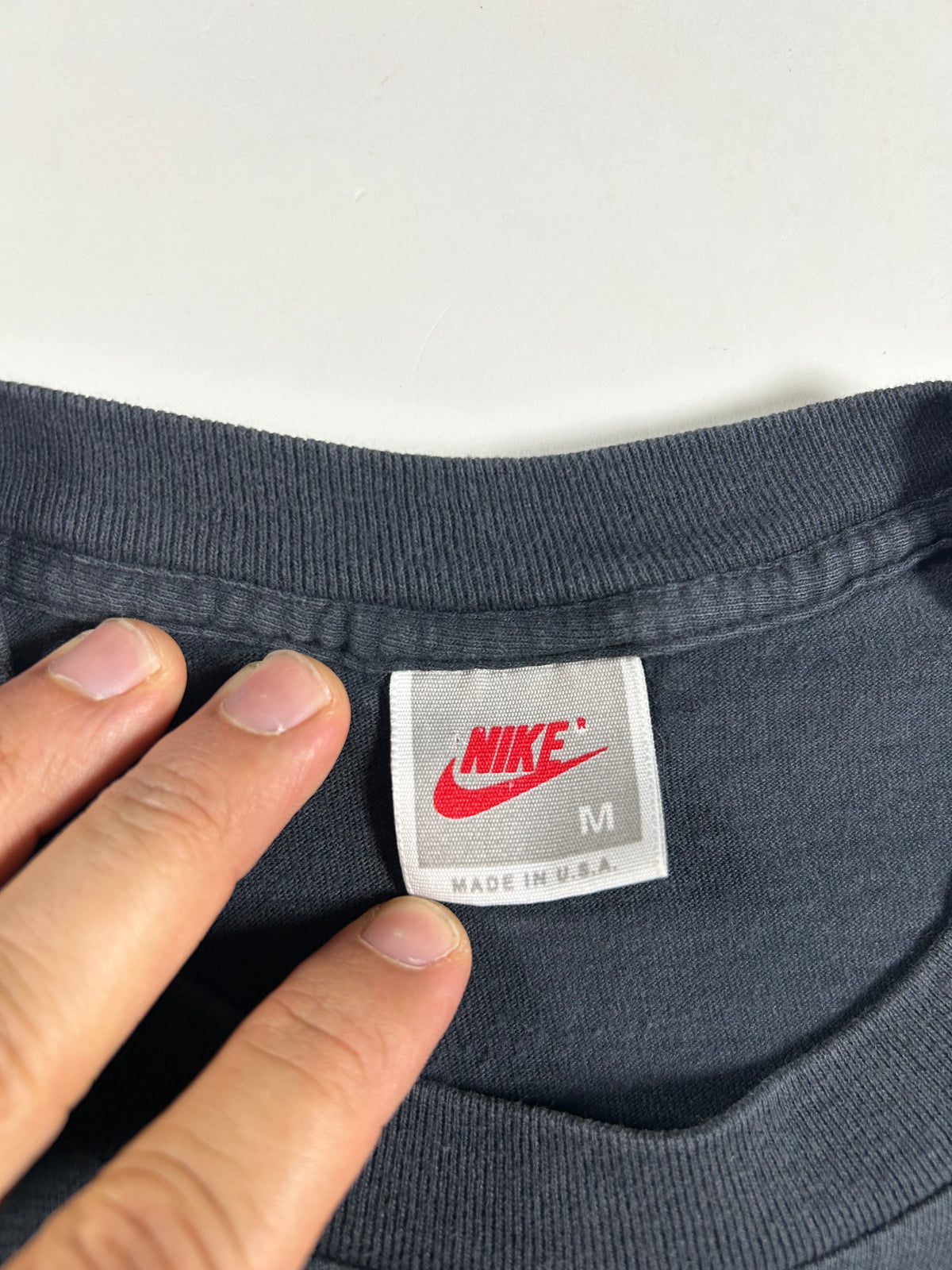 Vintage 90s Nike Air Jordan Not Every High Flying Hero Wears A Cape Tee Medium 19.75x28 Inches