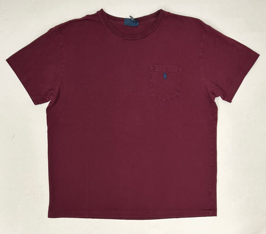 Polo Ralph Lauren T-Shirts Red Pony Logo In Front Pocket Large
