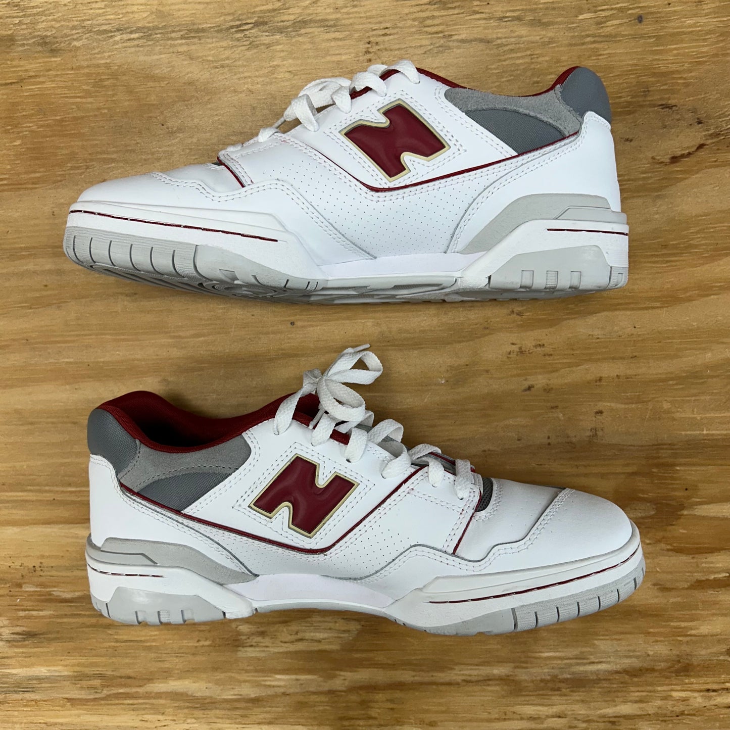 New Balance 550 Boston College Eagles White Red Shoes US Men’s 10.5 Women’s 12